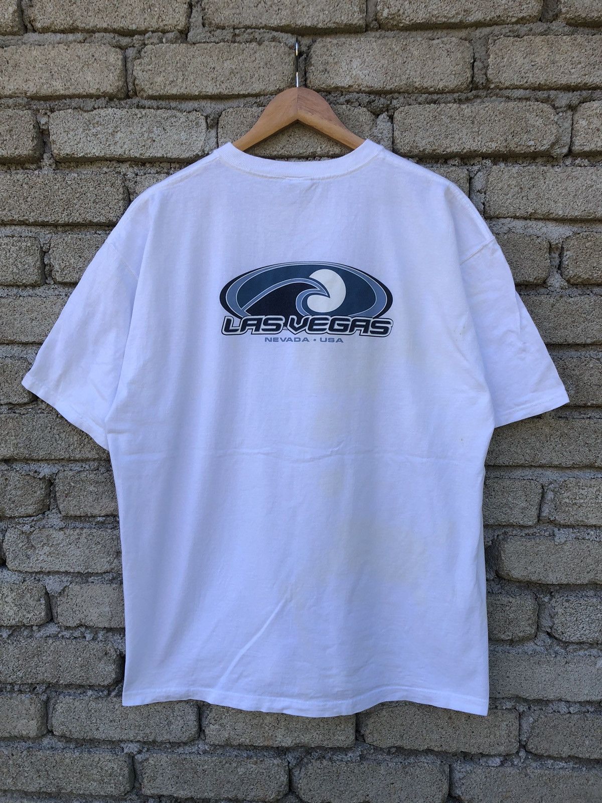 Vintage Vintage Y2K Las Vegas Surfing Backhit Tshirt Size US XL / EU 56 / 4 - 1 Thumbnail