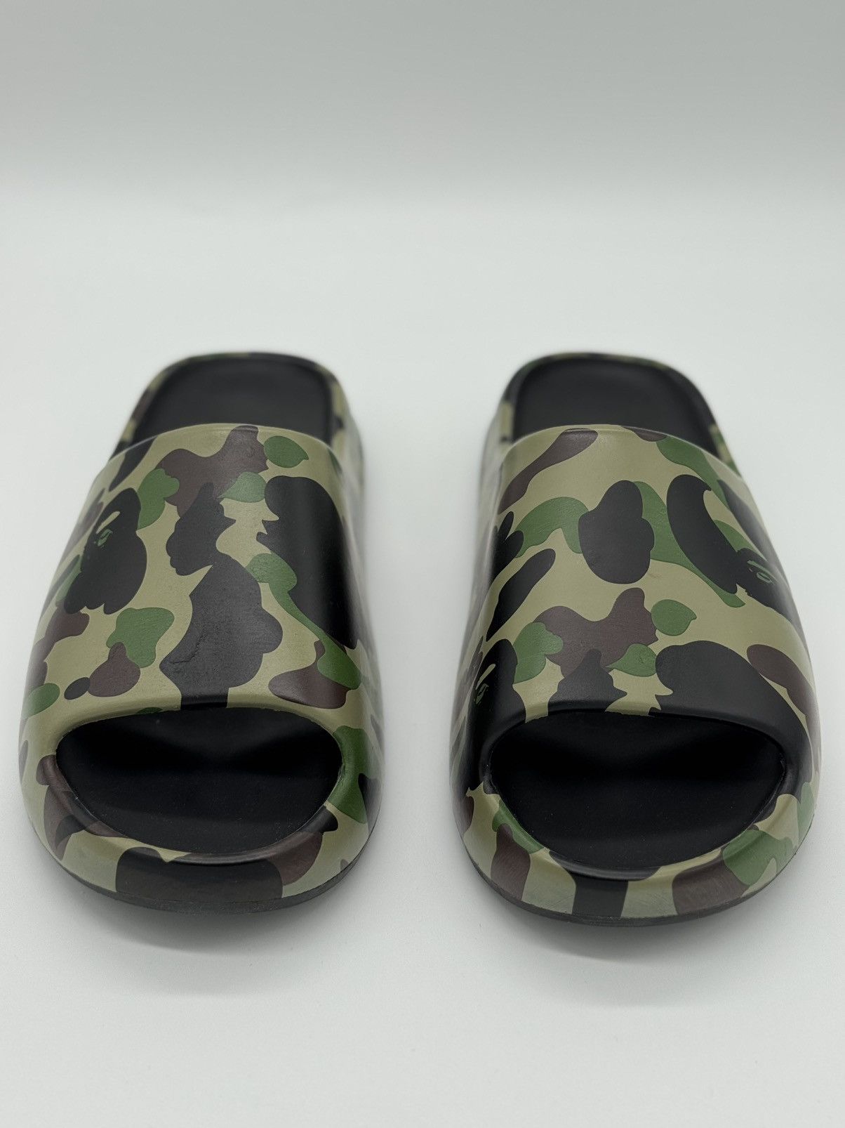 Bape Bape 1st camo slides green camo Size US 10 / EU 43 - 2 Thumbnail