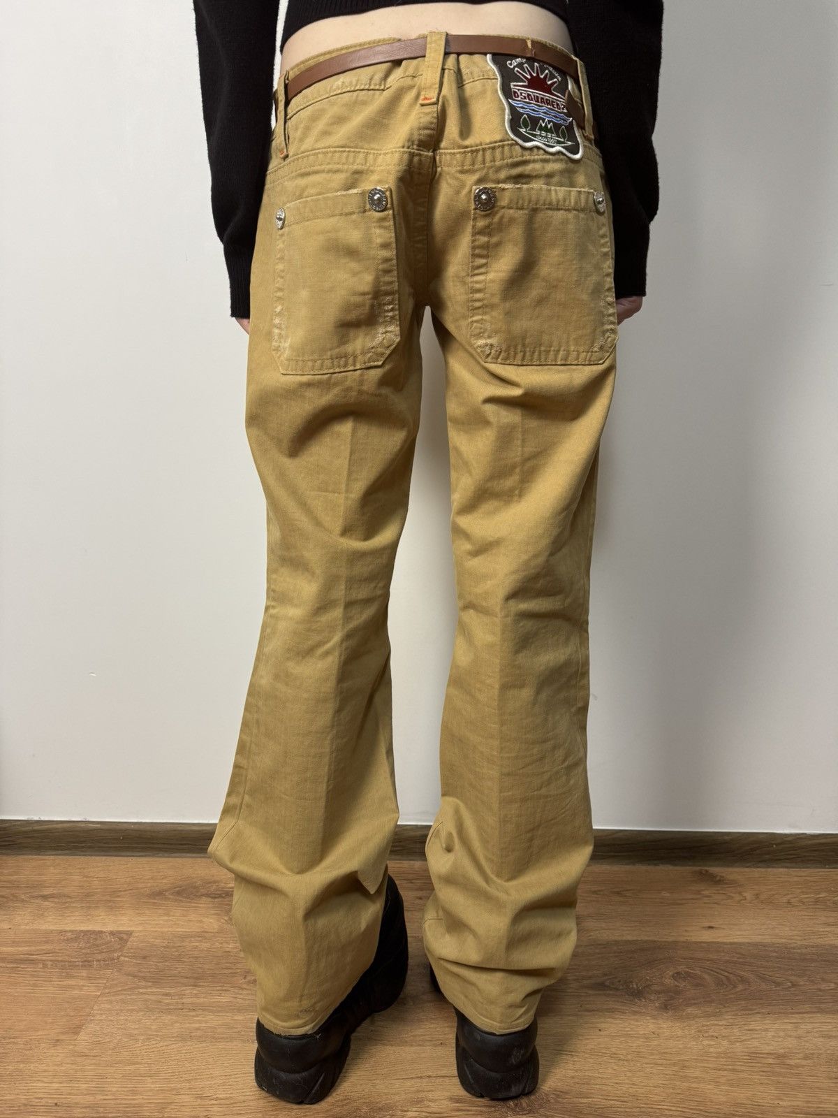 Dsquared2 Dsquared2 Flared Bootcut Jeans Camp Chippawa Avant Garde 00s Size 32" / US 10 / IT 46 - 2 Thumbnail