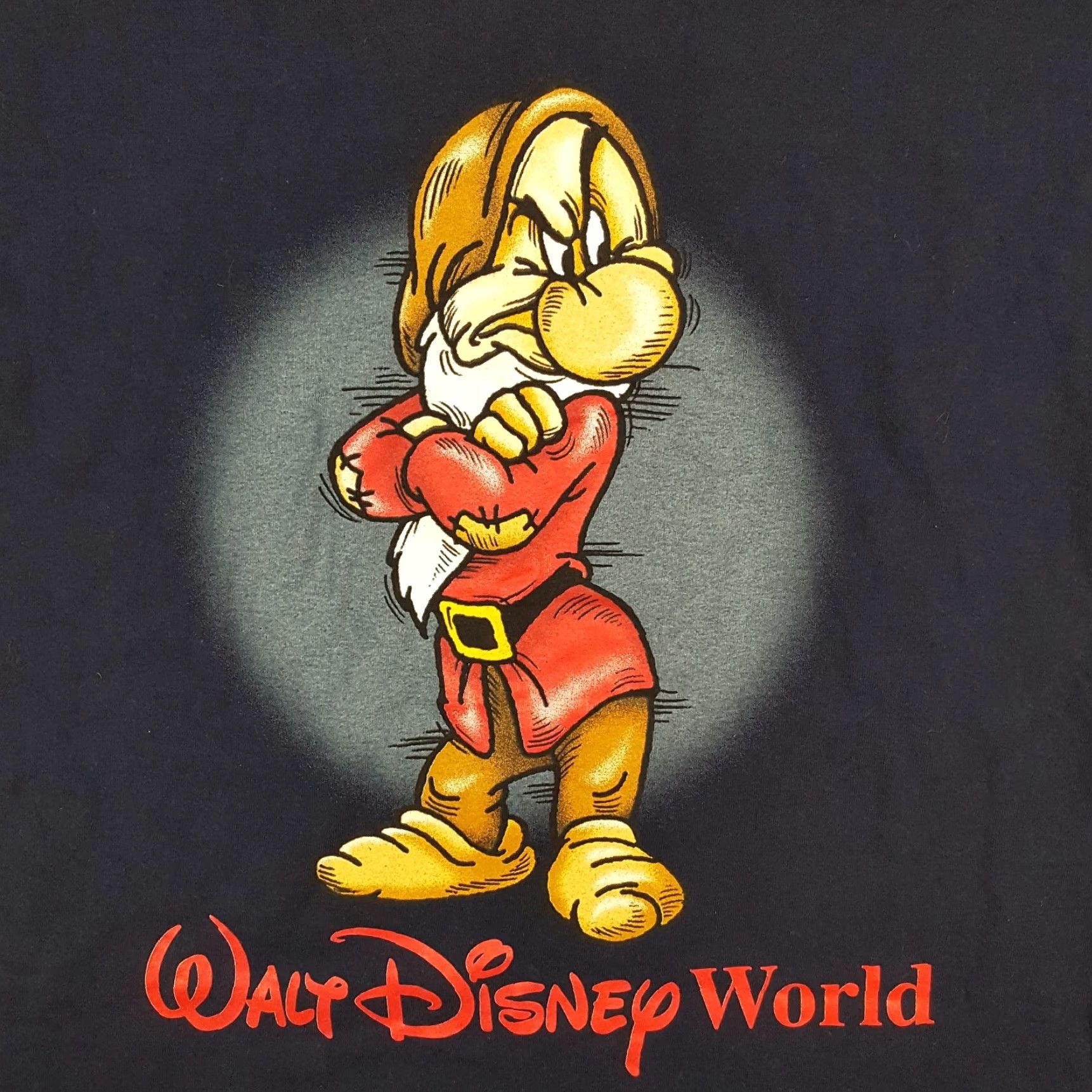 Disney Y2K Grumpy Walt Disney World Sleeping Beauty Cartoon Sz M Vintage Movie T Shirt Size US M / EU 48-50 / 2 - 3 Thumbnail