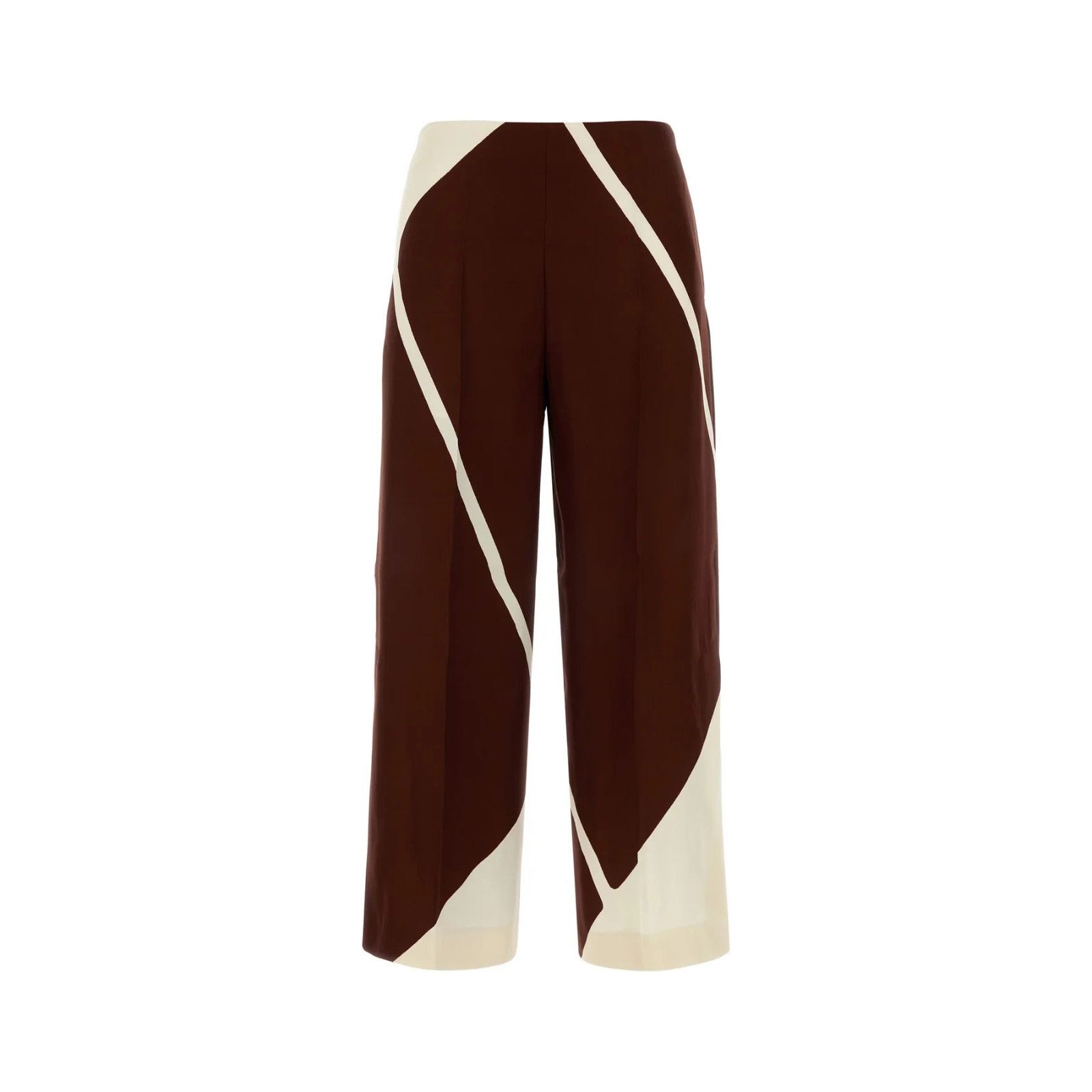 Alberta Ferretti ALBERTA FERRETTI Two-Tone Viscose Pant New & Authentic (Wome Size 28" / US 6 / IT 42 - 2 Thumbnail