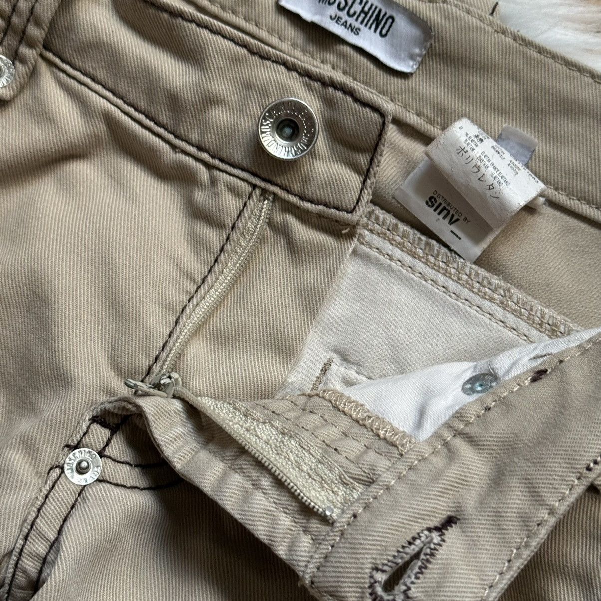 Moschino 📌 Crazy Moschino Vintage Jeans Donna Y2K Size 29" - 14 Thumbnail