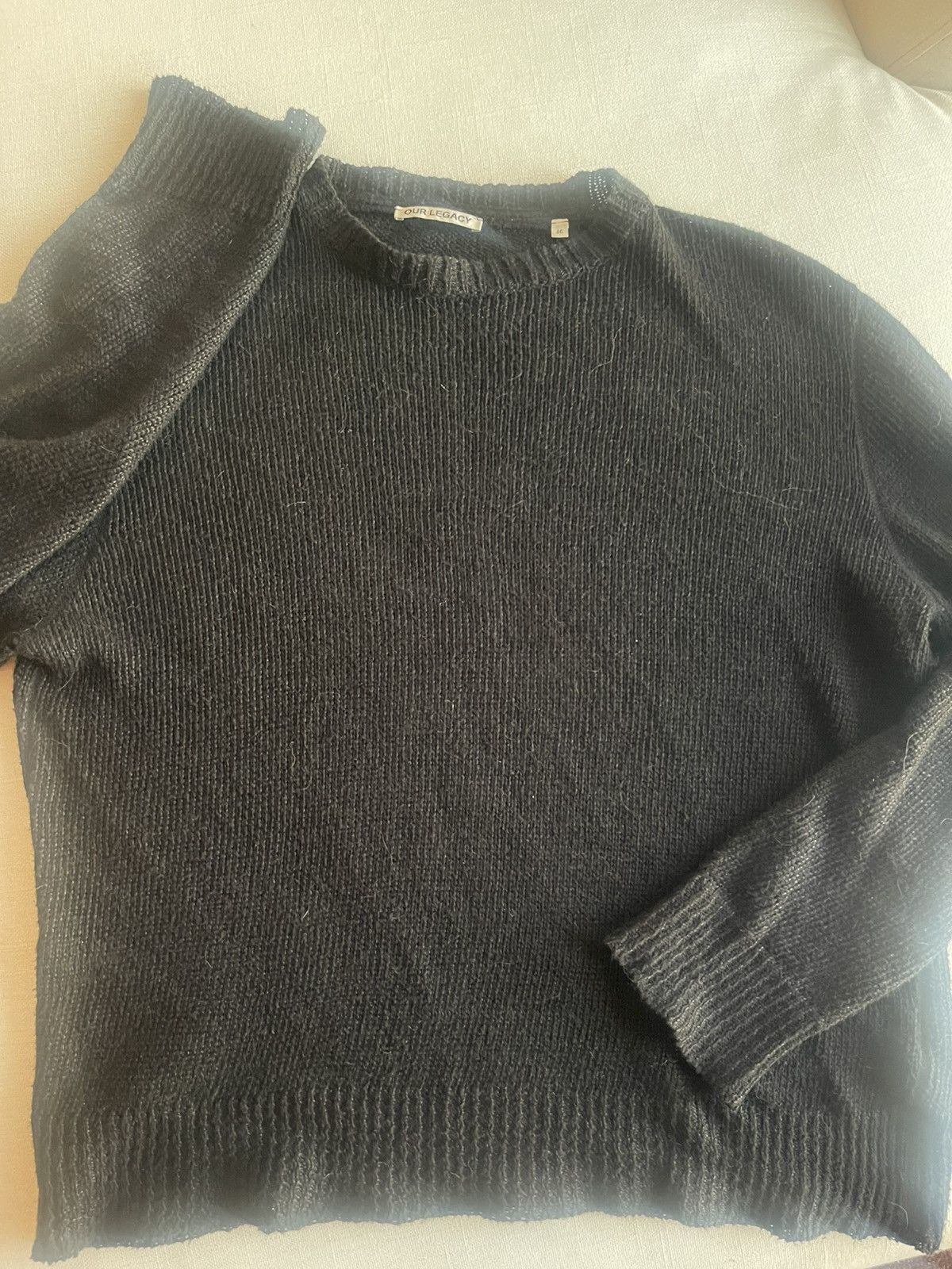 Our Legacy Our Legacy | Base Roundneck | Cilium Linen | 46 | Grailed