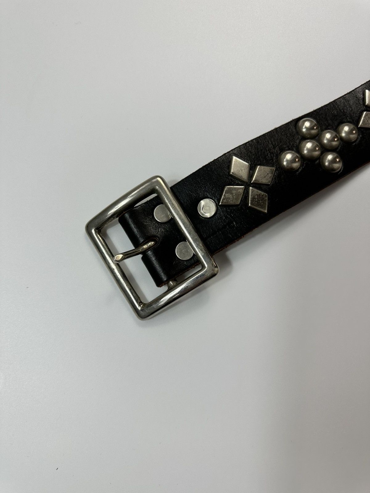 Hollywood Trading Company Hollywood Trading Company Leather Studded Belt Men's 104 Size ONE SIZE - 6 Thumbnail