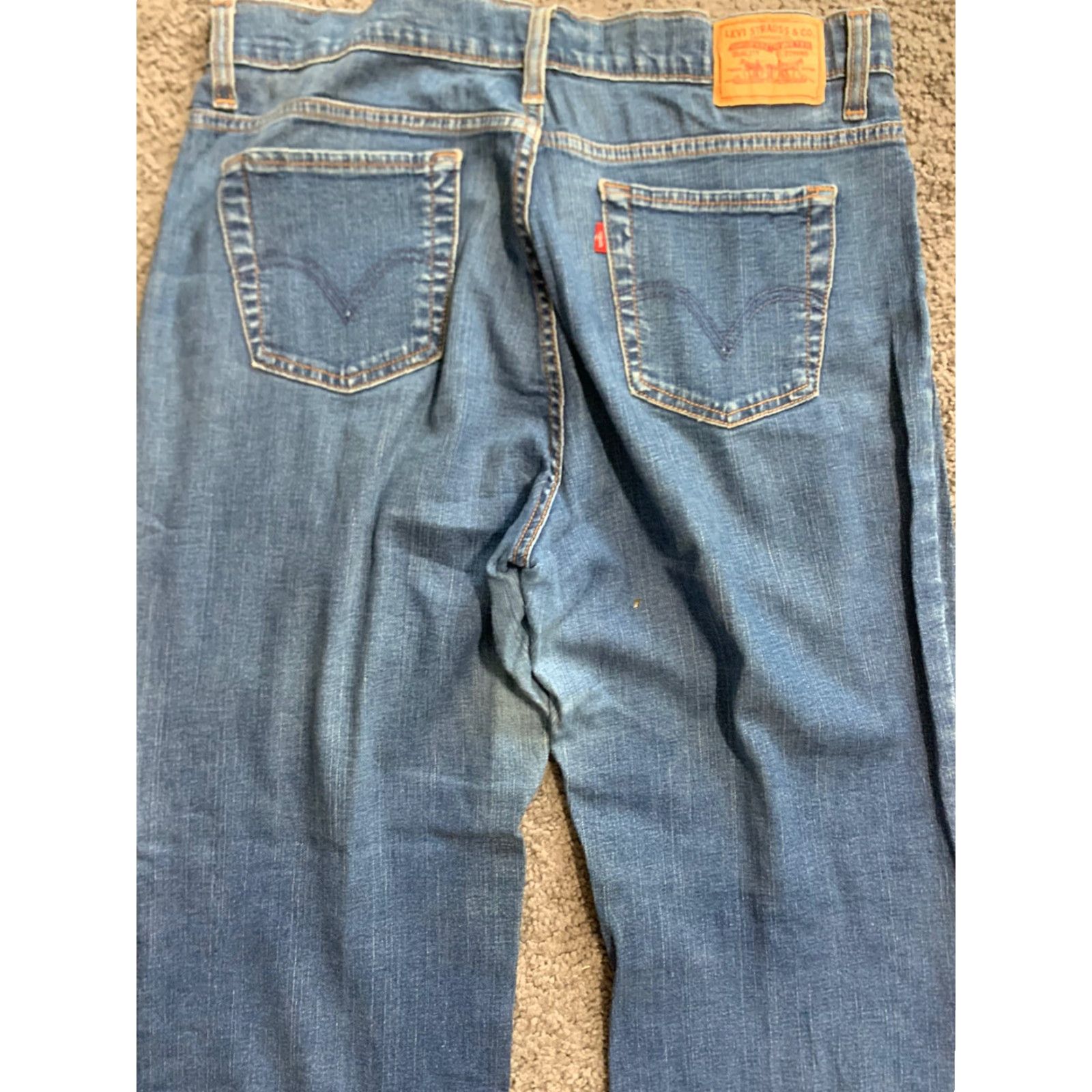 Vintage VINTAGE Levis? 512 Perfectly Slimming Boot Cut Jeans Women's 14P 30x29 Blue Denim Stretch 90s Designer Jeans Womens Size 36" / US 14 / IT 50 - 2 Thumbnail