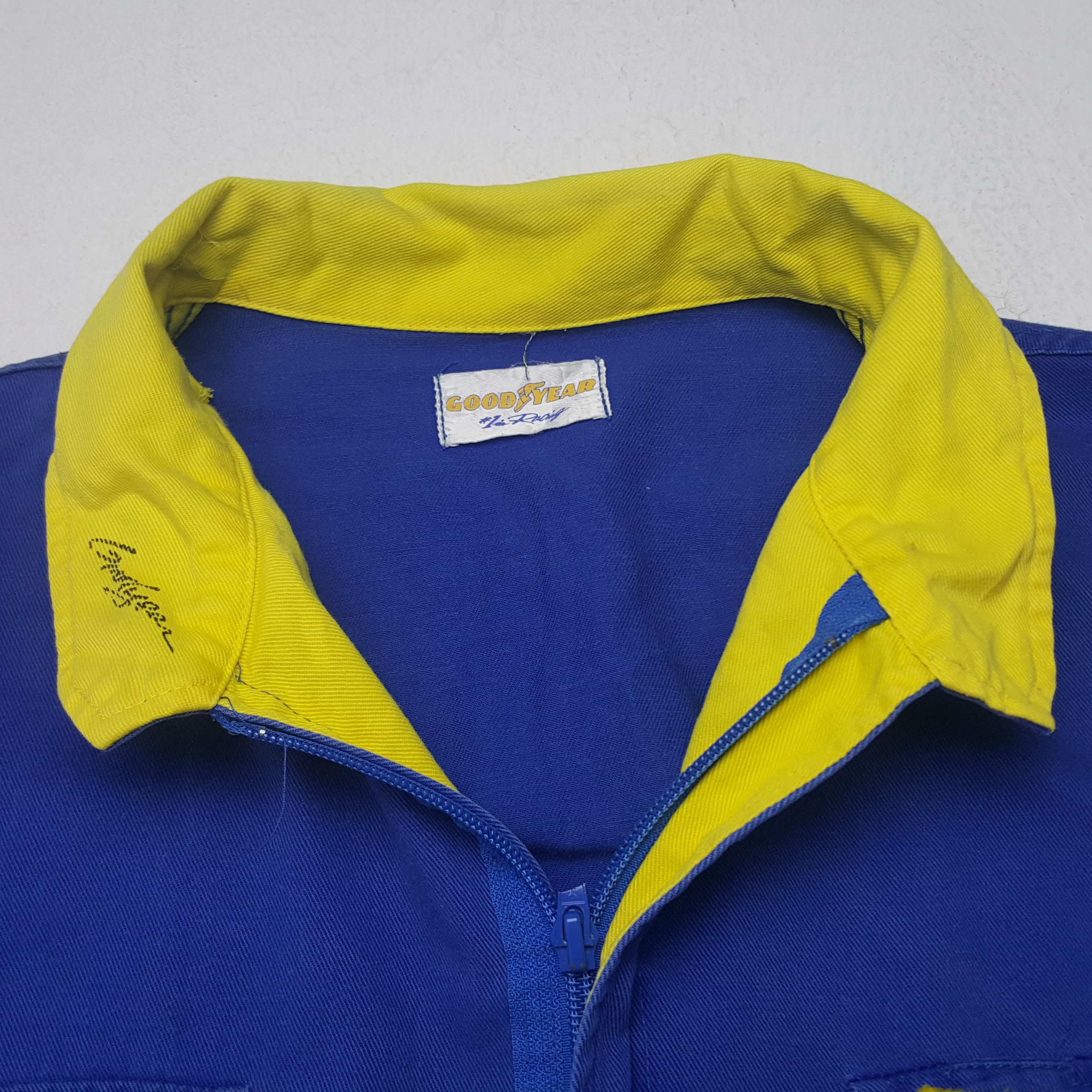 Japanese Brand × Vintage Vintage Goodyear Racing Worker Jumpsuit Coverall Jacket Size US XL / EU 56 / 4 - 9 Thumbnail
