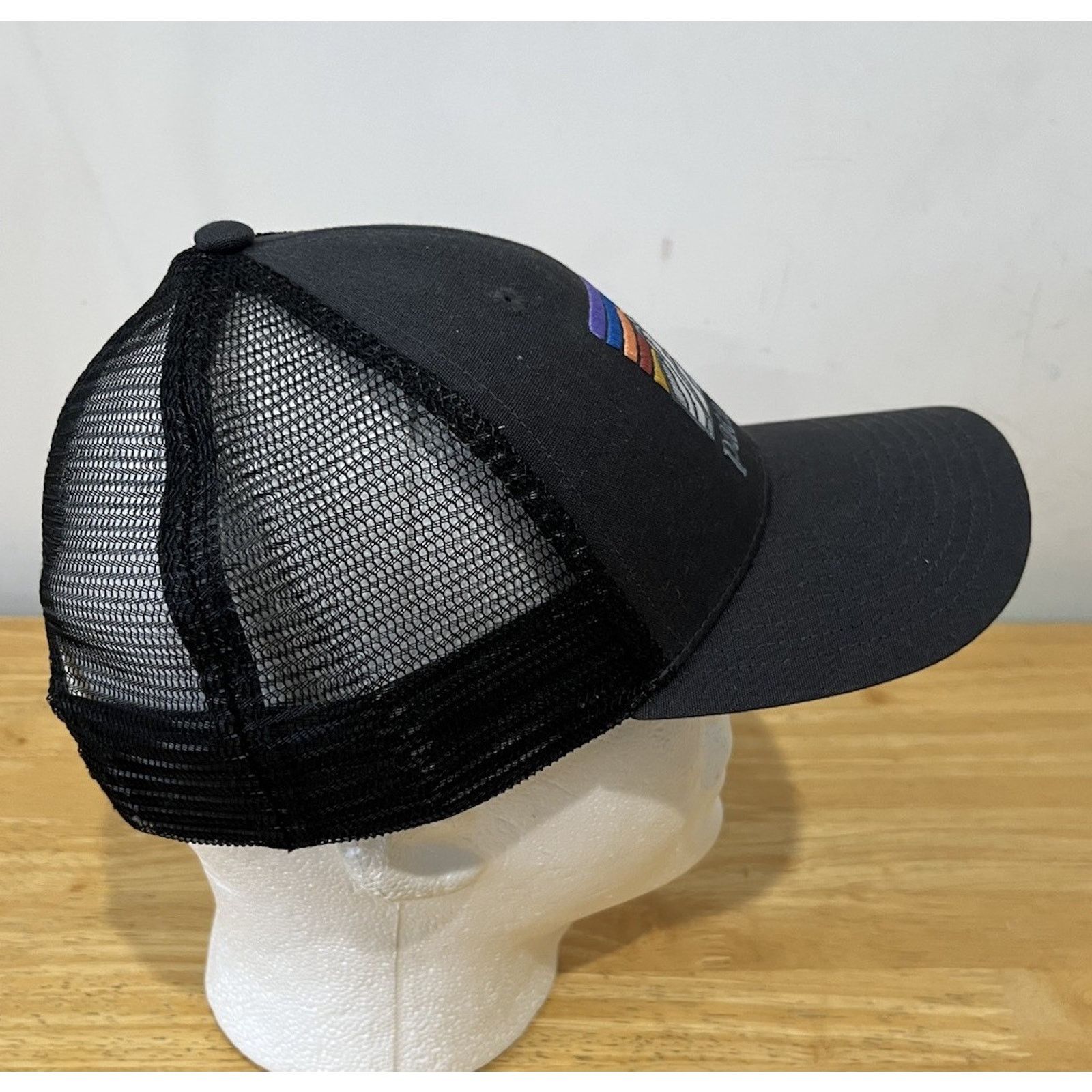 Patagonia Patagonia Mens Line Logo Ridge LoPro Trucker Hat - Ink Black Size ONE SIZE - 3 Thumbnail