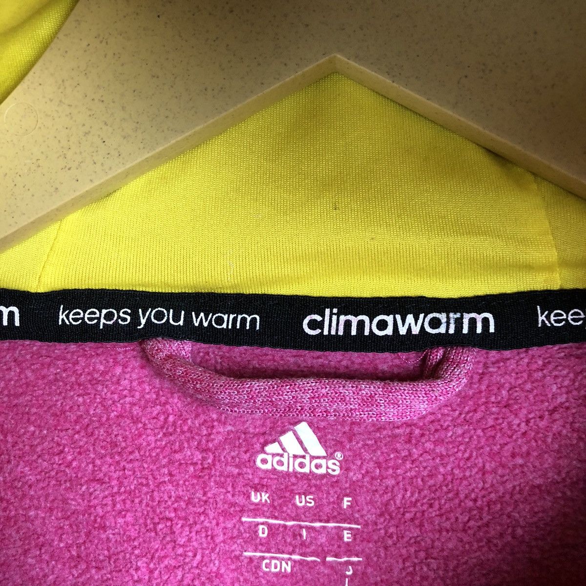 Adidas Adidas Pink Hoodie #A958 Size L / US 10 / IT 46 - 11 Thumbnail