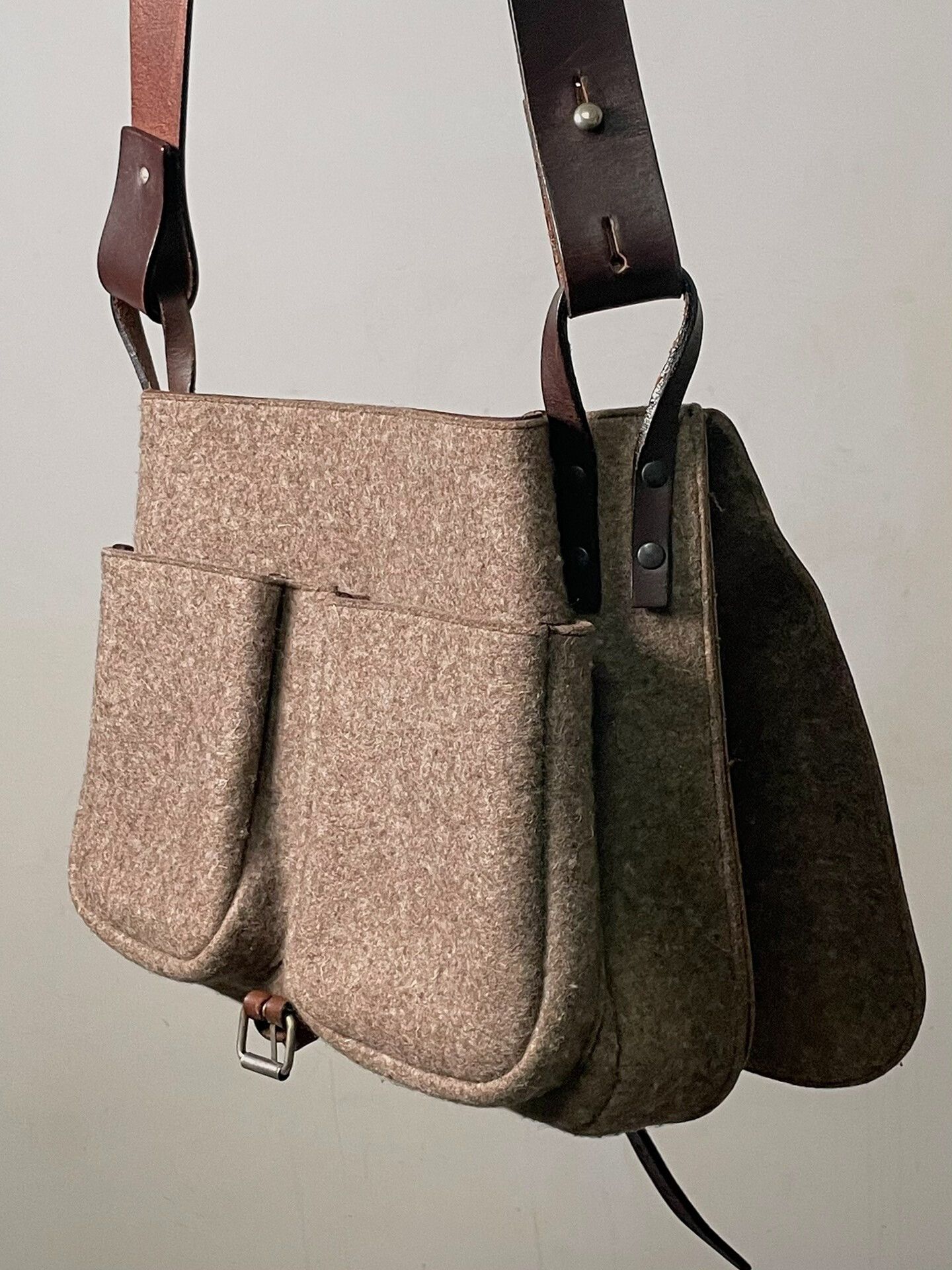 Dries Van Noten drapes van noten wool shoulder bag Size ONE SIZE - 1 Thumbnail