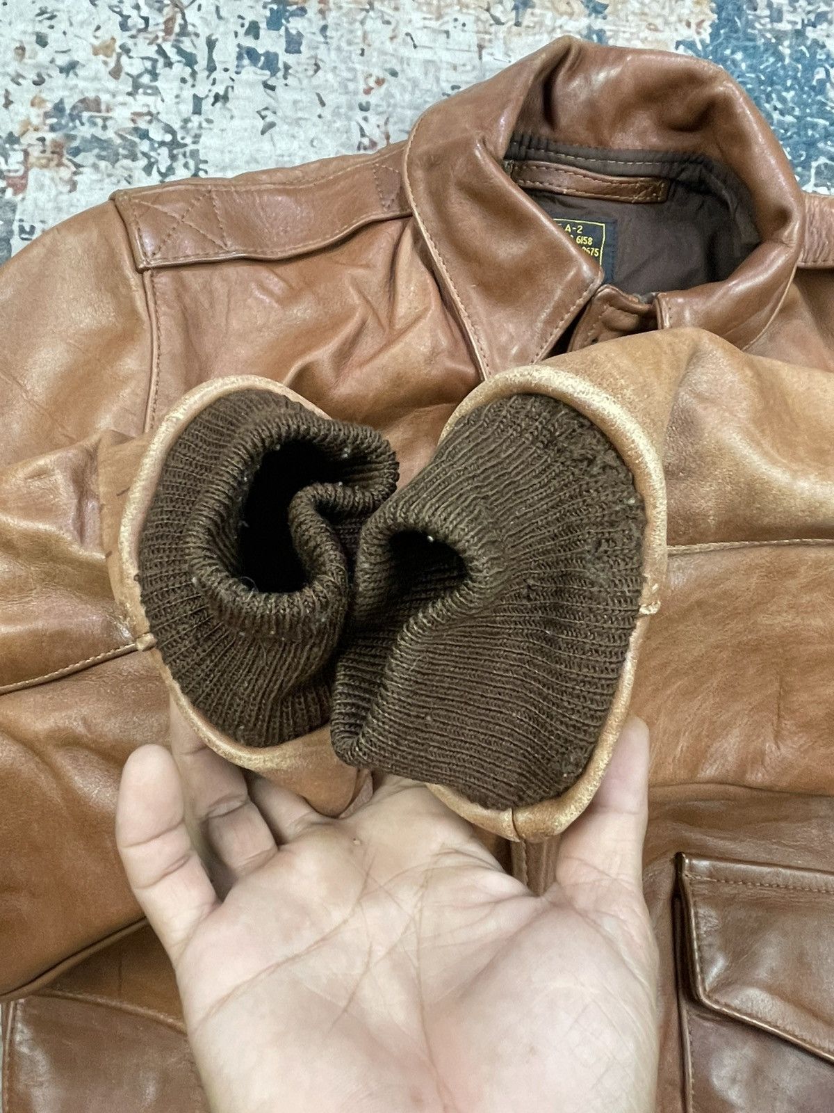 Vanson Leathers Vtg Vanson Leather Type A-2 Flight Jacket Size US XS / EU 42 / 0 - 14 Thumbnail