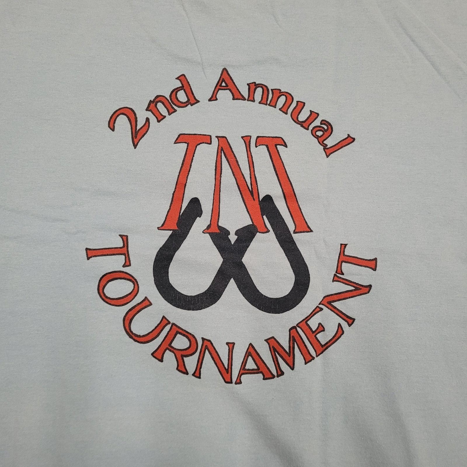 Vintage VTG 1989 Screen Stars TNT Tournament T-Shirt Medium (Tag L) Size US M / EU 48-50 / 2 - 2 Thumbnail