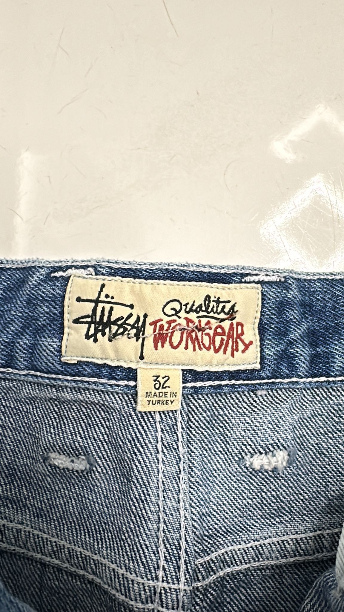 Stussy × Vintage Stüssy Double Knee Work Pant Blue Size 32 Size US 32 / EU 48 - 7 Thumbnail