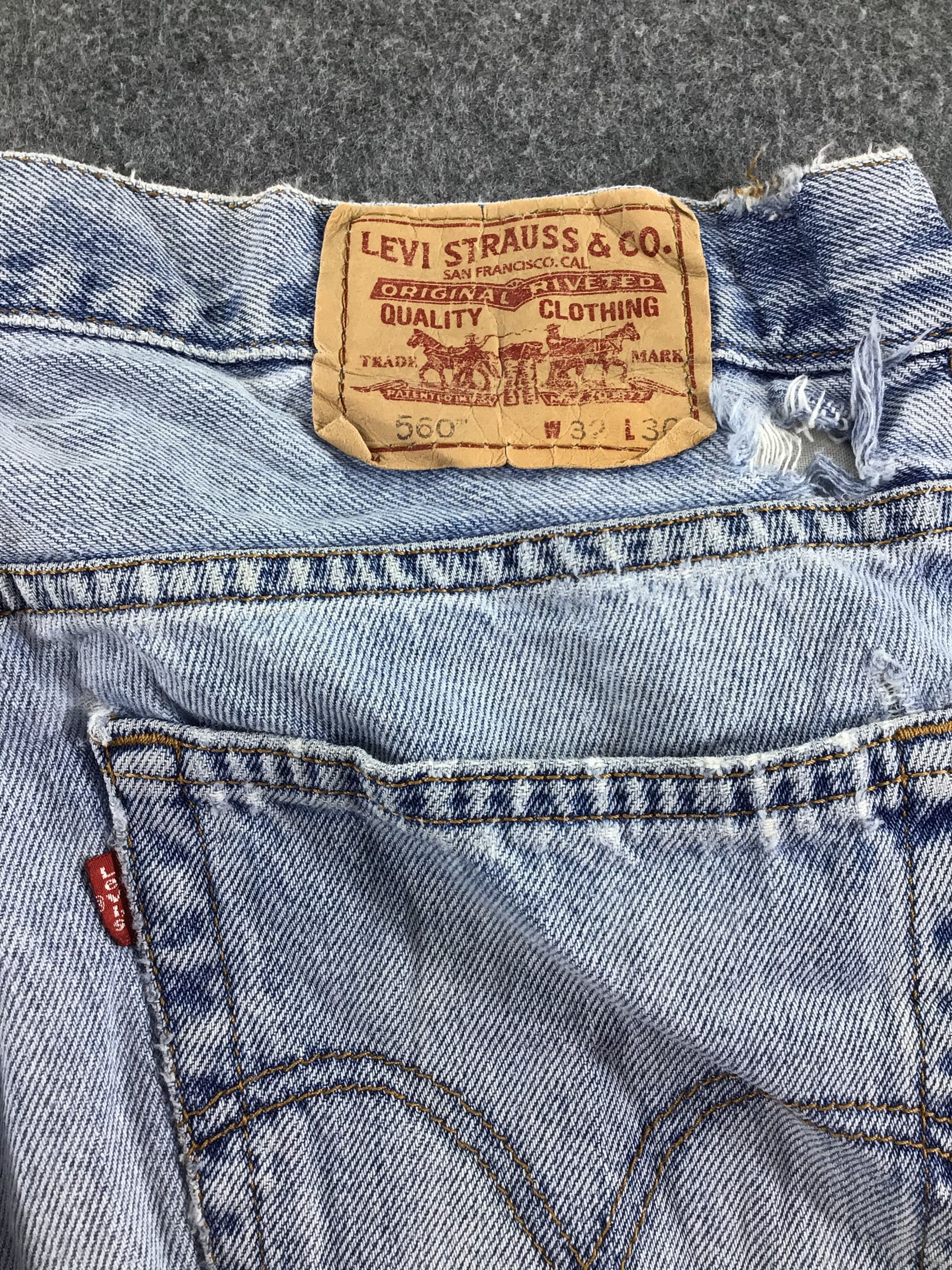 Levi's Vintage Levis 560 Jeans-J603 Size US 34 / EU 50 - 5 Thumbnail