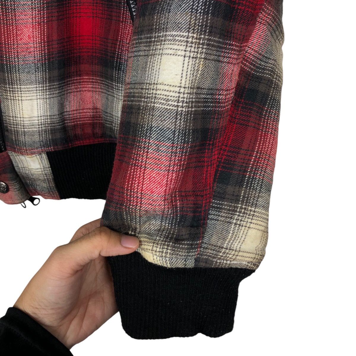 In The Attic 📌Vintage Bomber Jacket In The Attic Punk Tartan Design Size US L / EU 52-54 / 3 - 16 Thumbnail