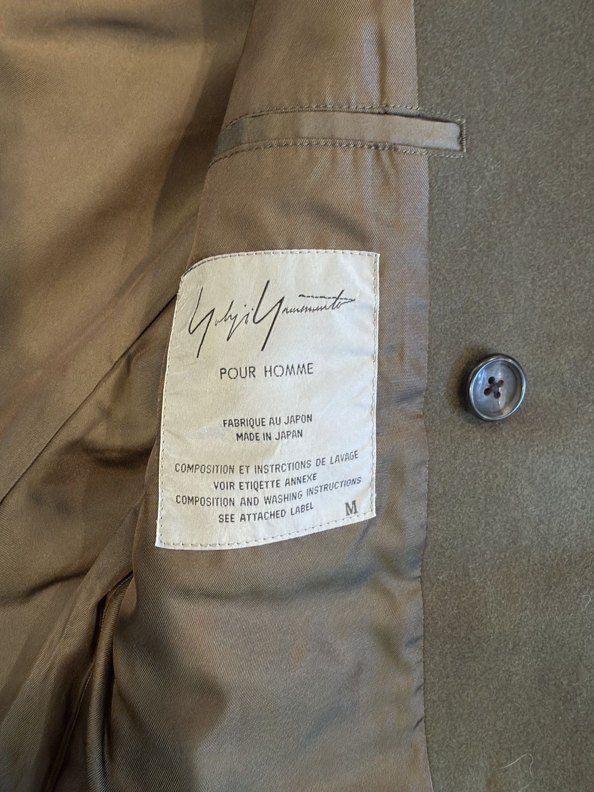 Yohji Yamamoto Yohji Yamamoto Pour Homme 80s Double Breasted Jacket Size US M / EU 48-50 / 2 - 7 Thumbnail