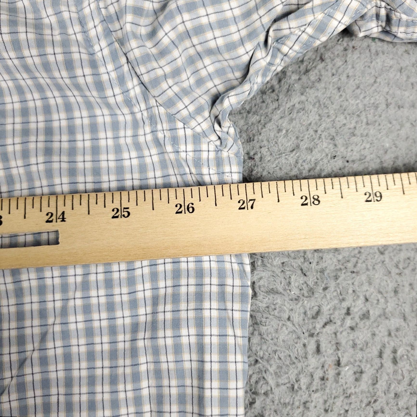 American Eagle Outfitters American Eagle Outfitters Button-Up Shirt Mens XL Gray Plaid Long Sleeve Casual Size US XL / EU 56 / 4 - 6 Thumbnail