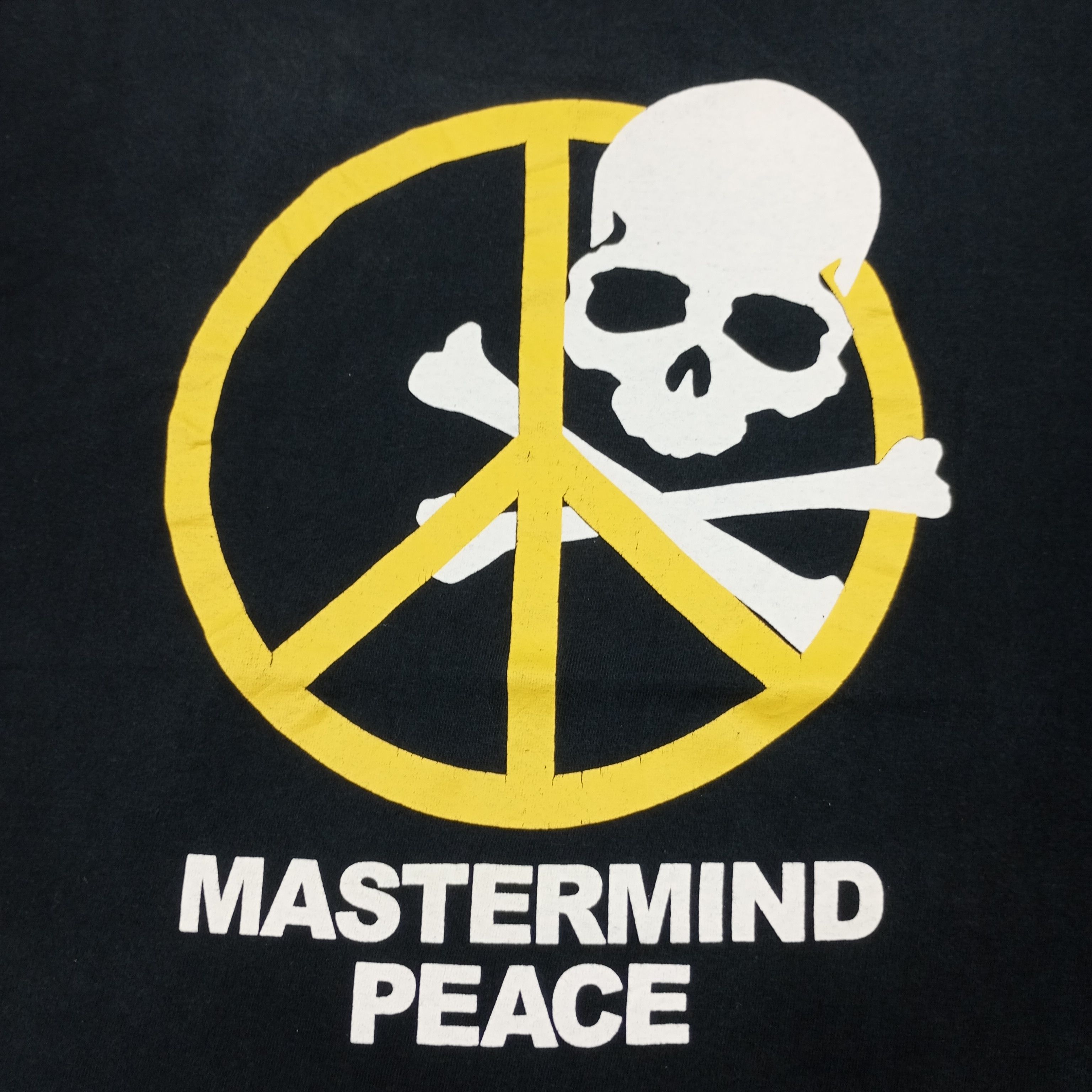 Japanese Brand × Vintage Mastermind Peace Japan Skulls Design Streetwear Tshirt Size US M / EU 48-50 / 2 - 2 Thumbnail