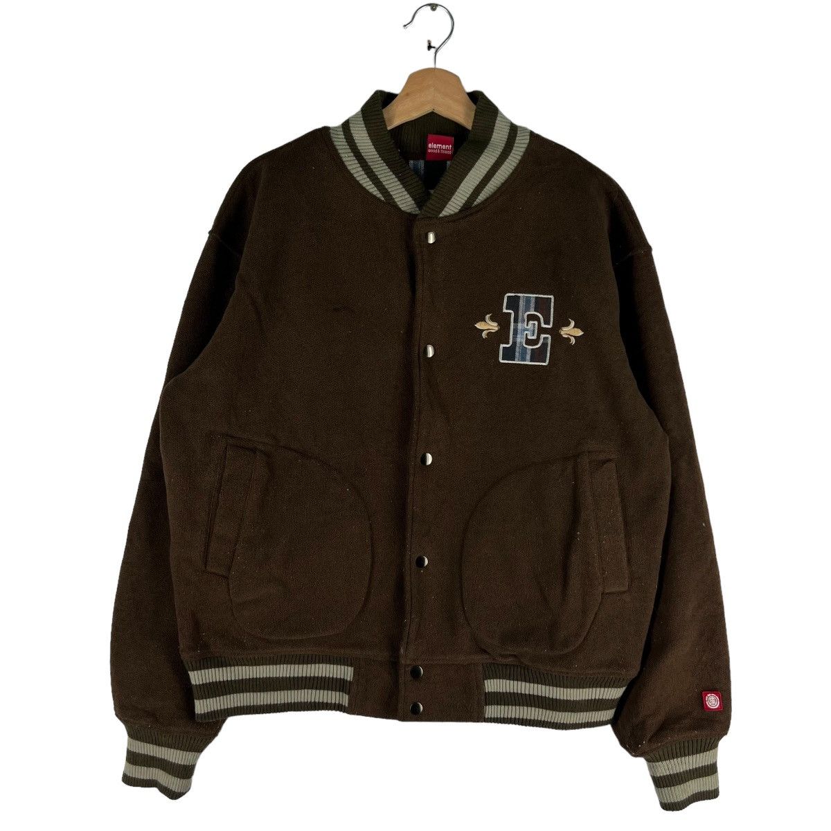 Japanese Brand 🔥VINTAGE WOOL BOMBER JACKET ELEMENT ISSEY MIYAKE Size US M / EU 48-50 / 2 - 1 Thumbnail