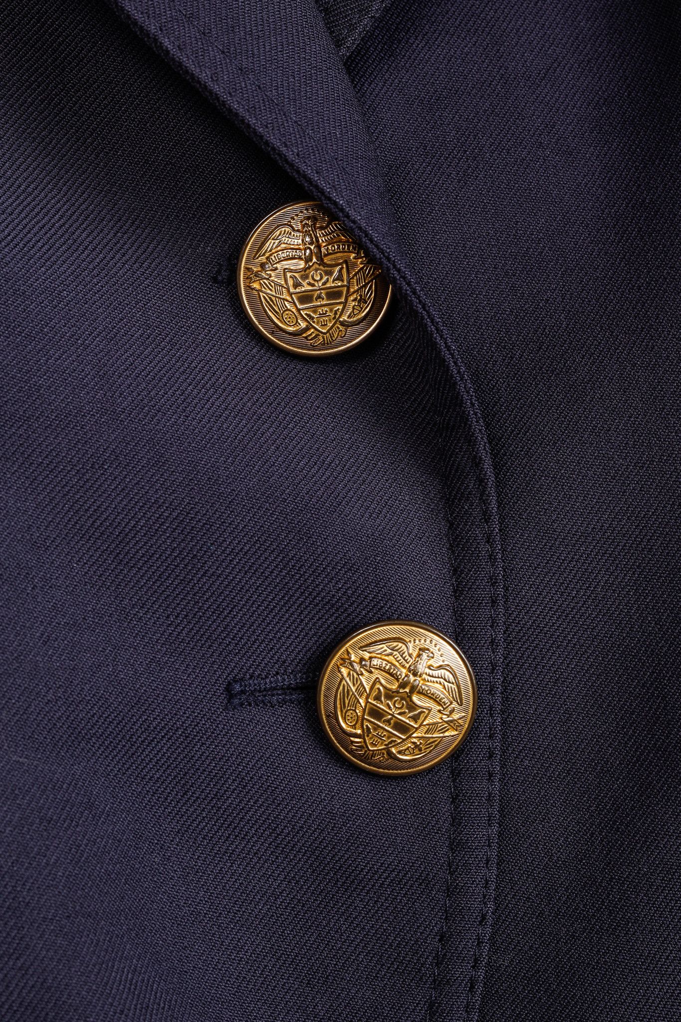 SMYTHE Smythe Navy Wool Twill Equestrian Blazer Size M / US 6-8 / IT 42-44 - 8 Thumbnail