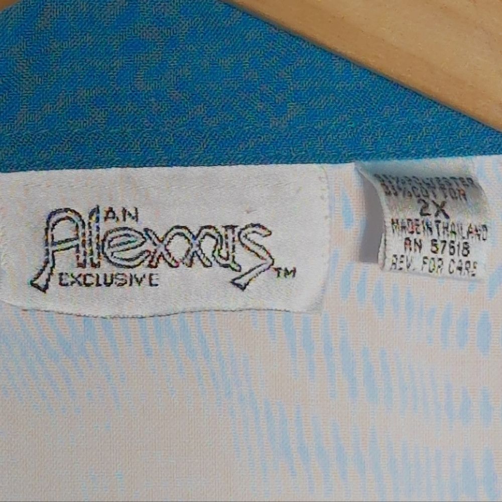 Designer Alexxus Exclusive Sz XXL White and Blue Polo Shirt Nautical Size US XXL / EU 58 / 5 - 3 Thumbnail