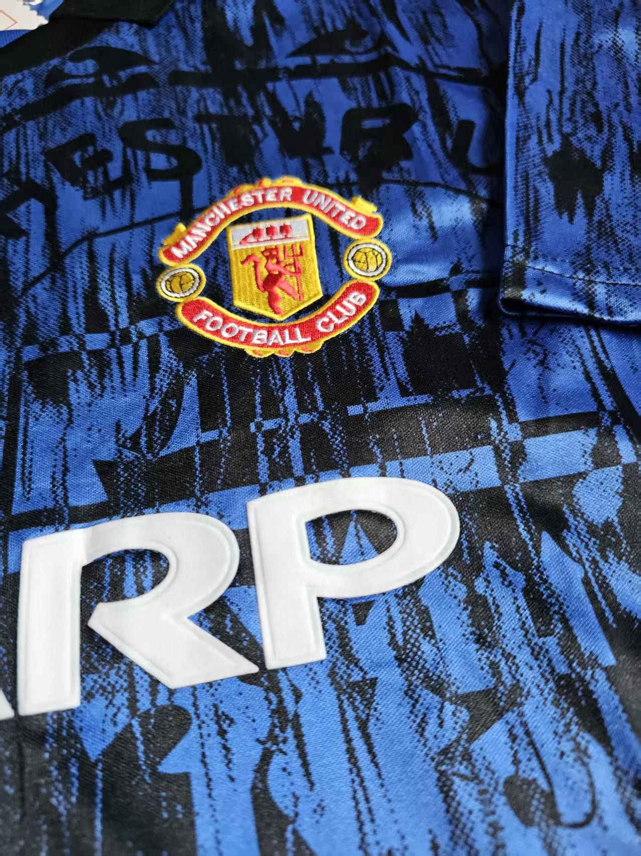 Other Manchester United Jersey Away 1992 93 Season Size US L / EU 52-54 / 3 - 2 Thumbnail