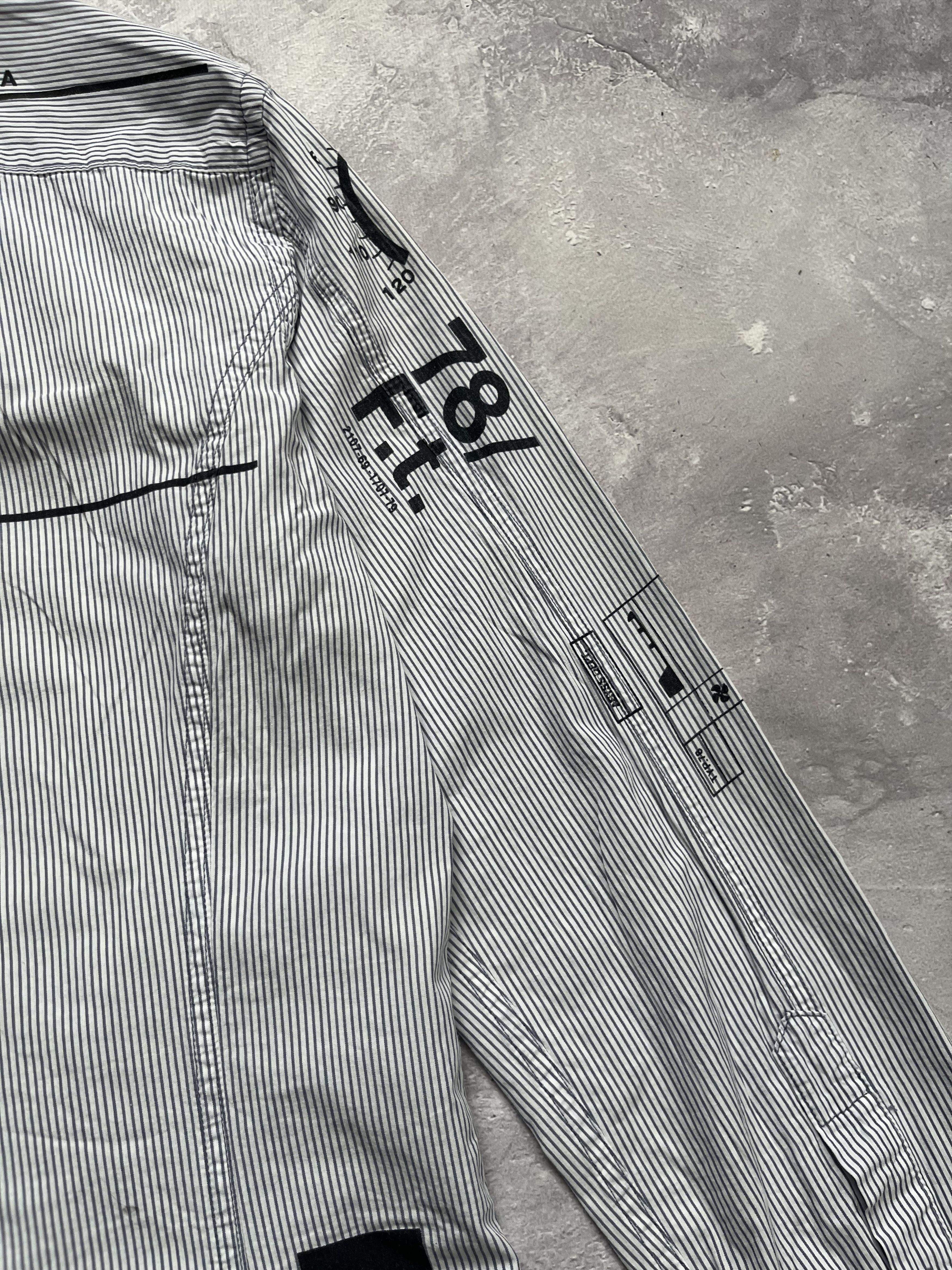 Diesel RARE Diesel DEPT. LIQUID SPACE Striped Button Up Shirt Size US S / EU 44-46 / 1 - 14 Thumbnail