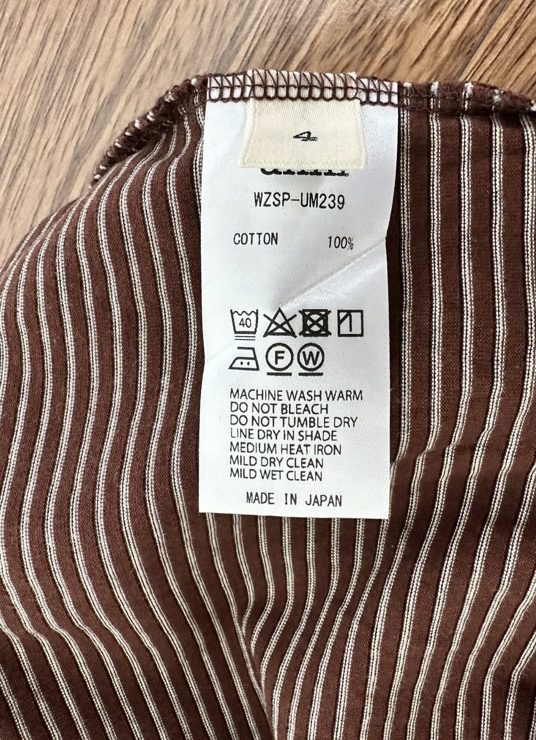 unfil unfil Stripe TEE Size US XL / EU 56 / 4 - 4 Thumbnail