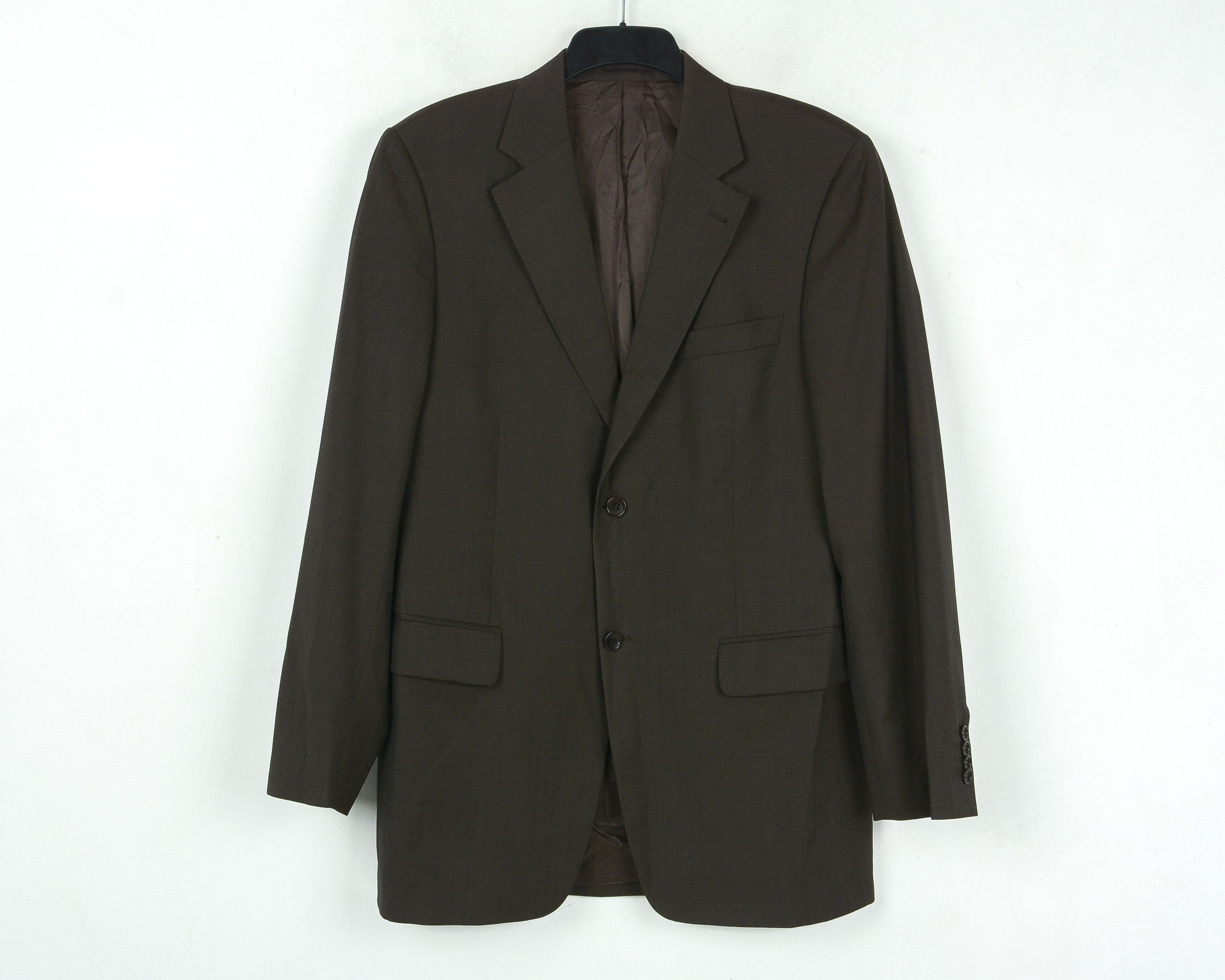Designer × Other BONACELLI Men Pinstriped Wool Blazer Coat Suit Jacket De 98 Size 40L - 1 Thumbnail