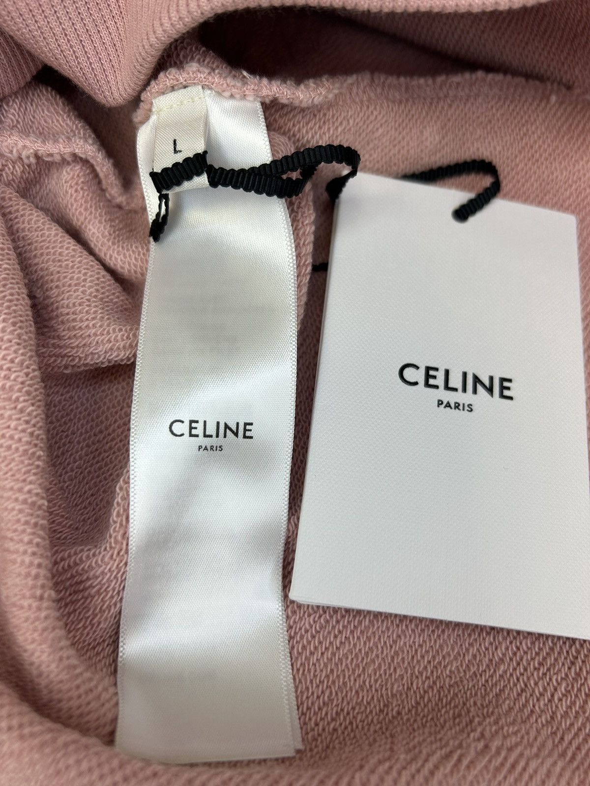 Celine Celine Homme Logo Hoodie in Pink Size US L / EU 52-54 / 3 - 3 Thumbnail