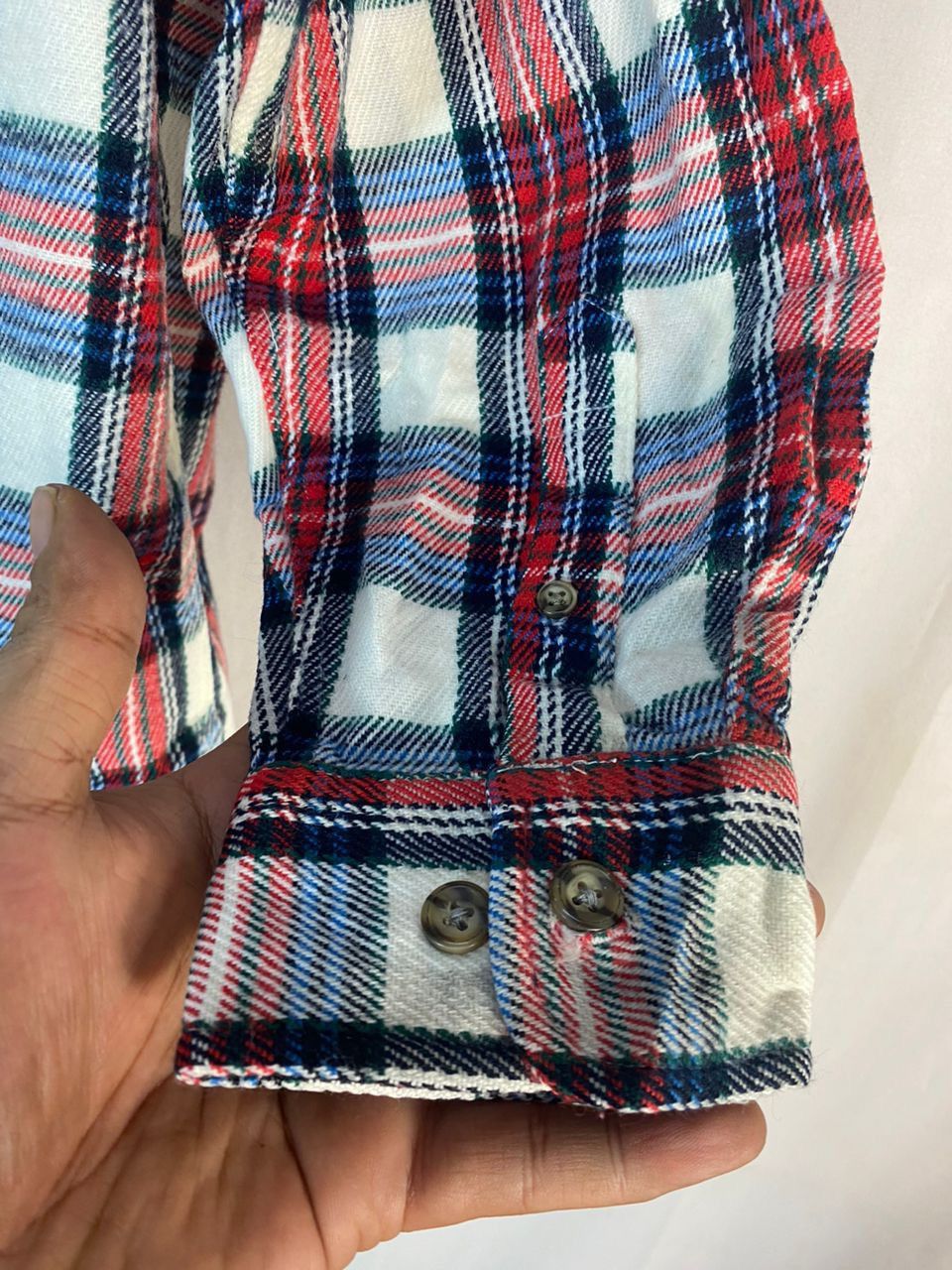 Flannel × Japanese Brand Vintage break off button up flannel shirt Size US L / EU 52-54 / 3 - 9 Thumbnail