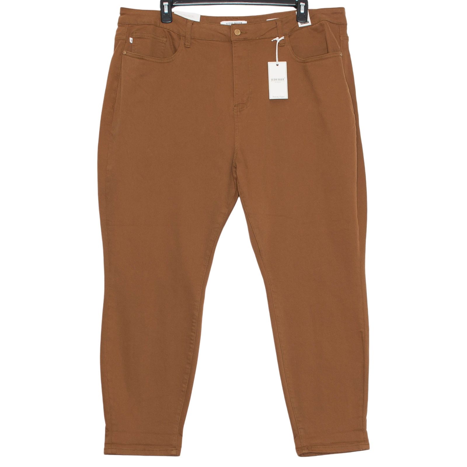 Judy Blue NWT Judy Blue Jeans Woodland Brown High Rise Slim Fit 24W Size 42" / US 20 - 1 Thumbnail