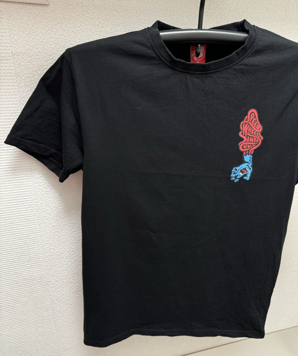 Santa Cruz Skateboards Santa Ceus wheels speed logo black t-shirt sk8 skateboarding Size US M / EU 48-50 / 2 - 3 Thumbnail
