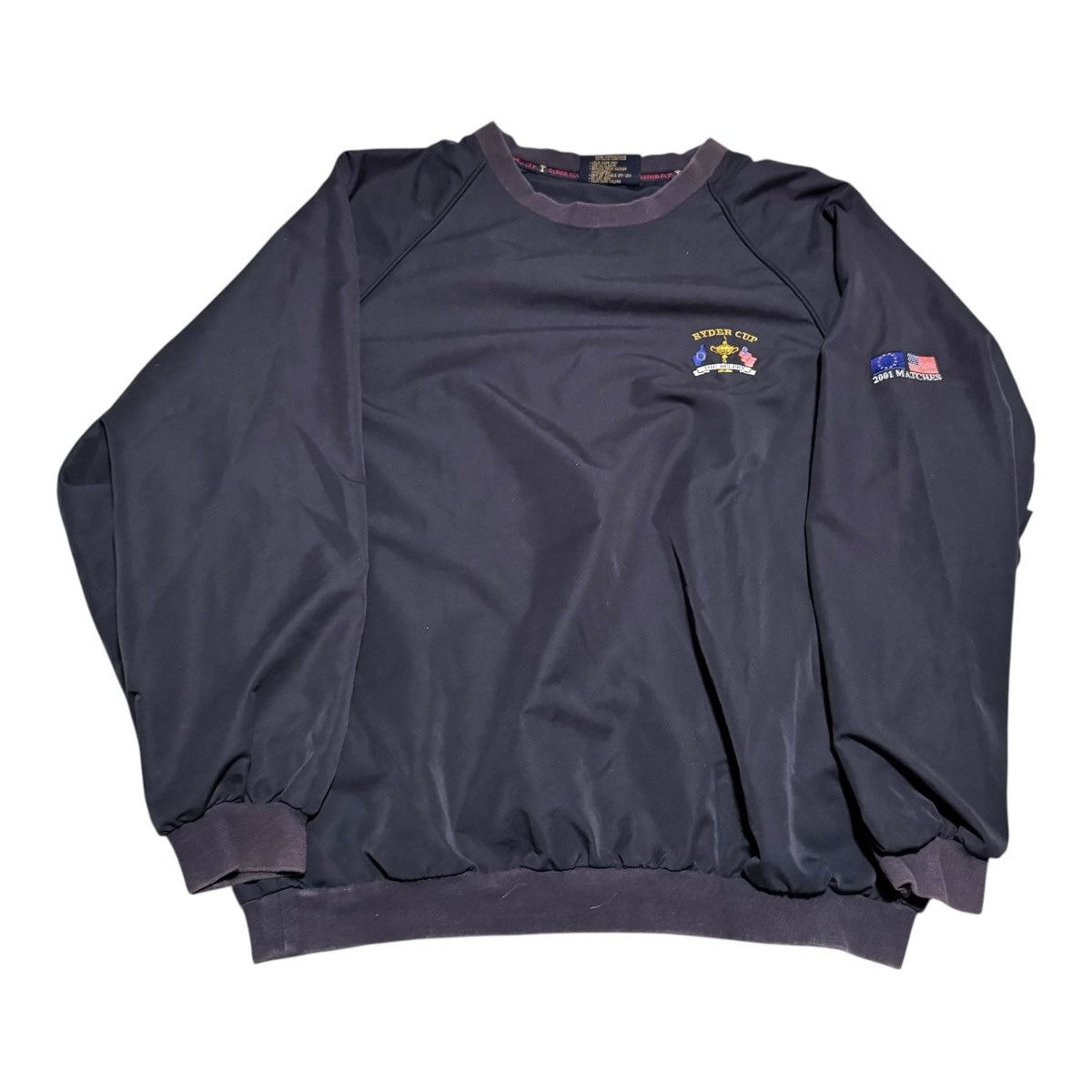 Vintage 2001 Slazenger Ryder Cup Navy Blue Windbreaker Men's XL Size US XL / EU 56 / 4 - 1 Thumbnail