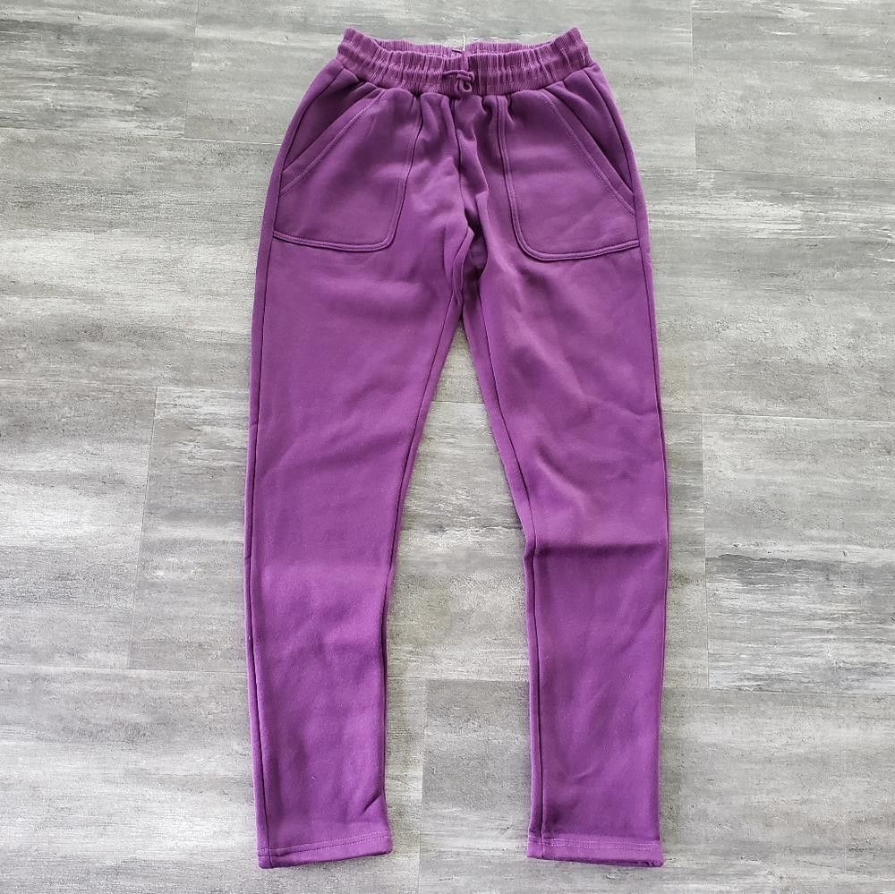 Designer Purple Classic Marquee Sweat Suit Bottoms Size 30" / US 8 / IT 44 - 1 Thumbnail