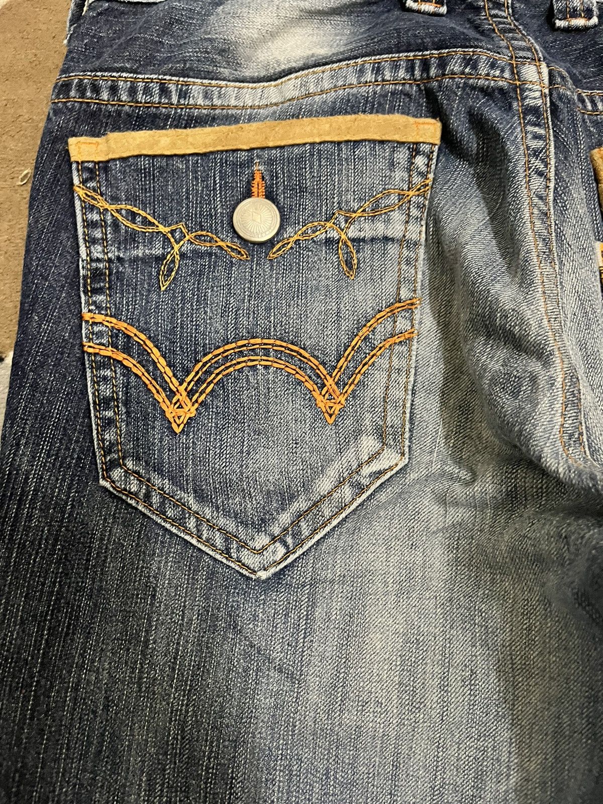 Edwin × Japanese Brand Vintage Edwin EXV Flare Denim Size US 33 - 11 Thumbnail