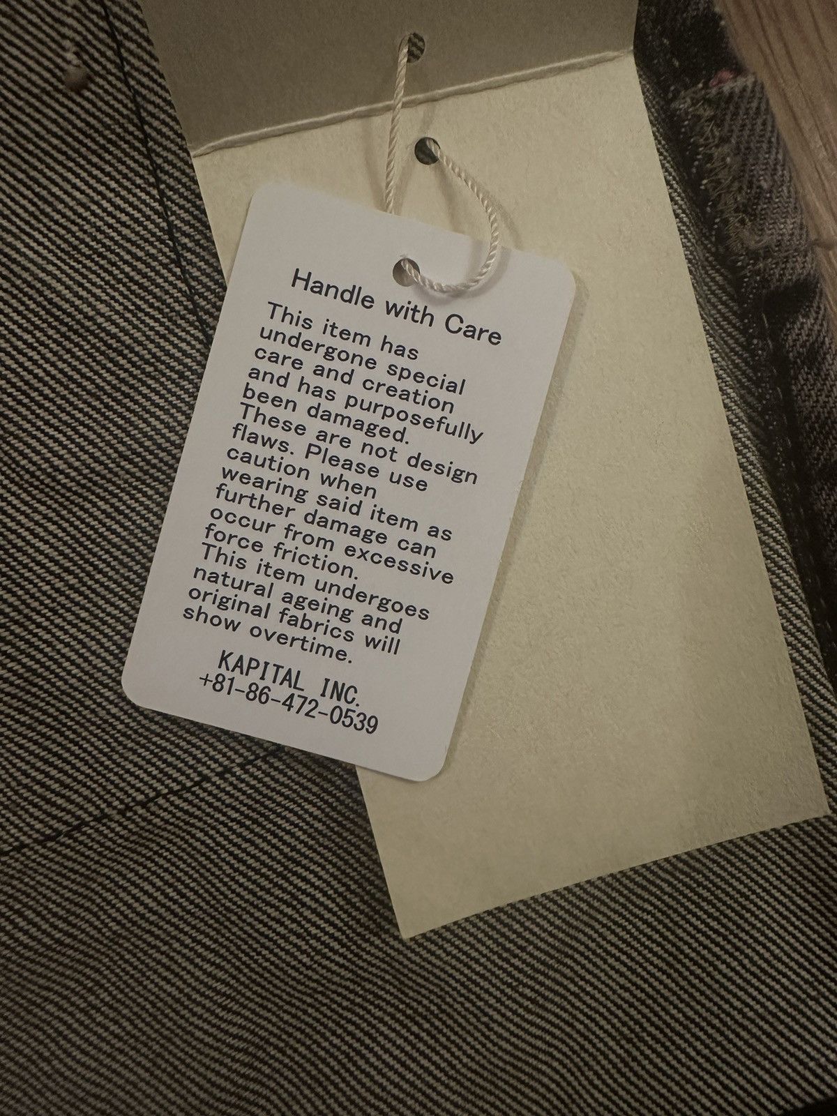 Kapital × Kapital Kountry 14Oz Black Denim 2Way ad Apron (RAINBOWY INSANE Remake) Size ONE SIZE - 9 Thumbnail