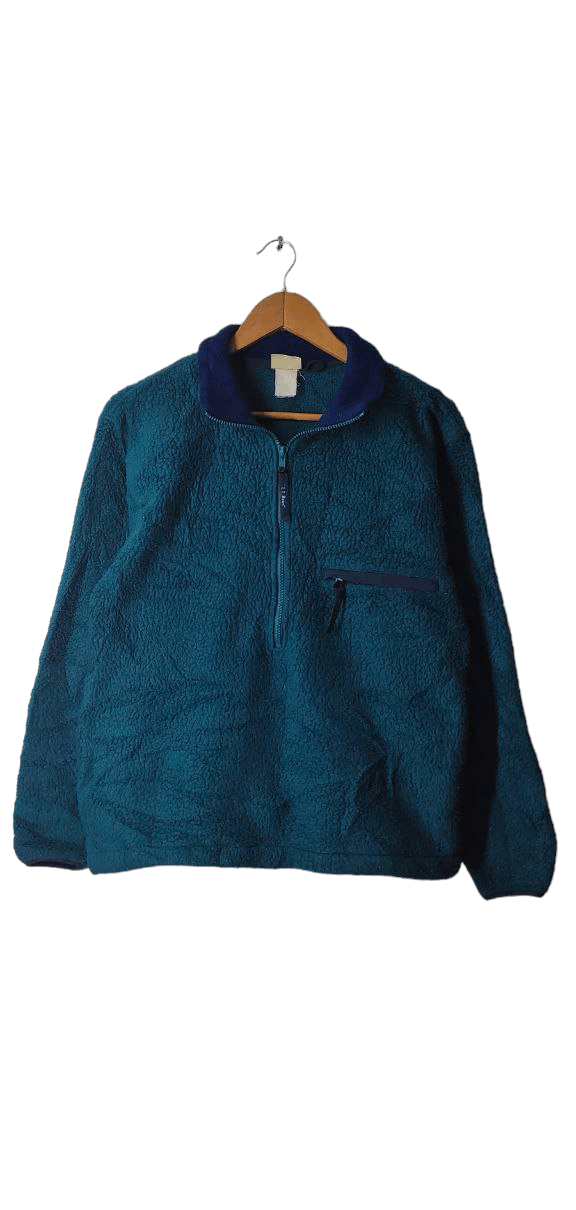 PULLOVER HALF ZIPPER FLEECE JACKET