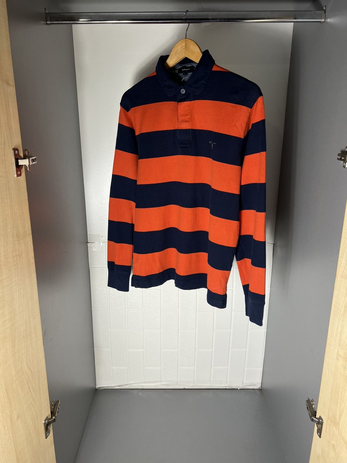 Gant VINTAGE GANT DESIGNER RUGBY LONG SLEEVE POLO RETRO Y2K 90s Size US L / EU 52-54 / 3 - 7 Thumbnail