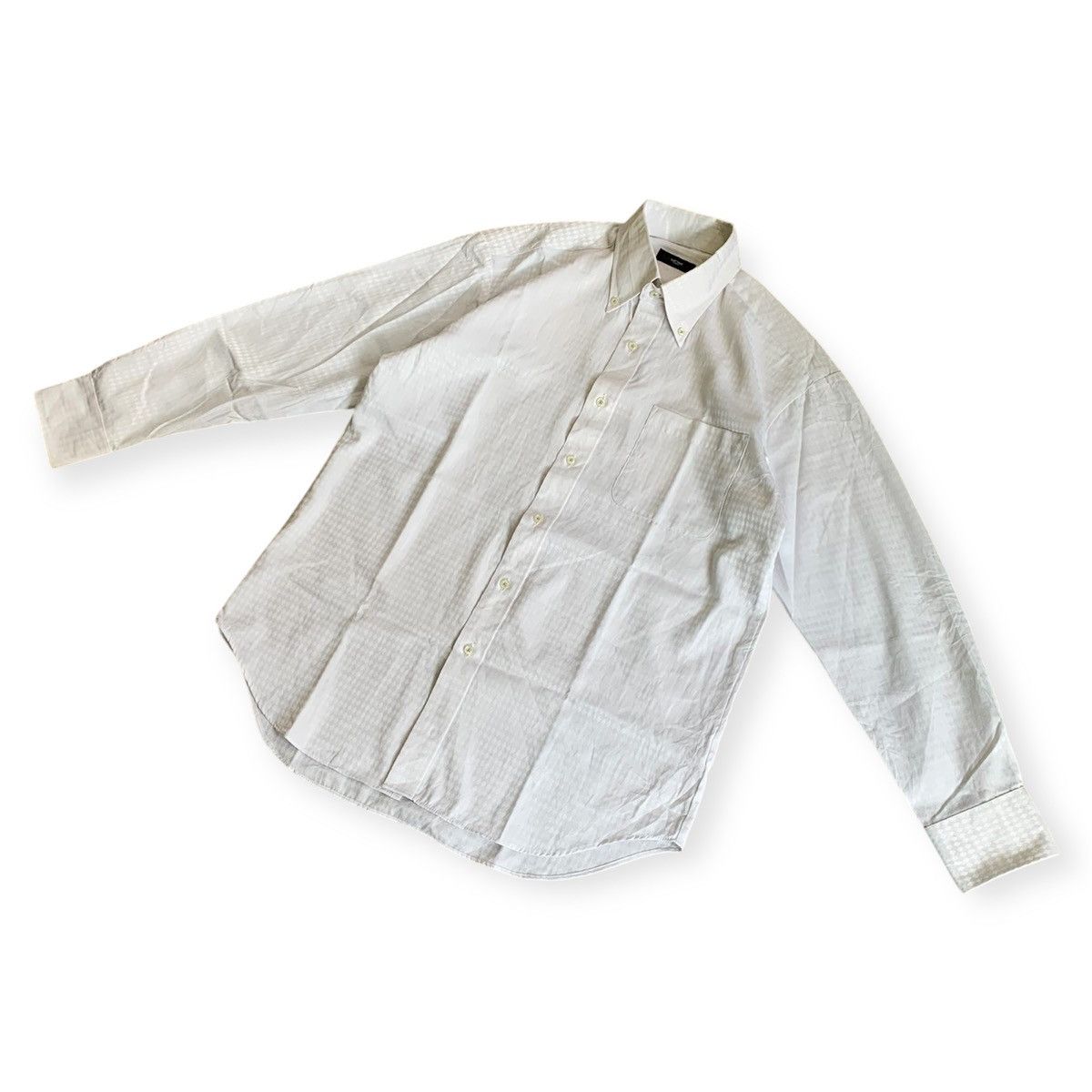 Yohji Yamamoto 2000s Sacsny Ysaccs Yohji Yamamoto Buttondown Shirt Size US L / EU 52-54 / 3 - 4 Thumbnail