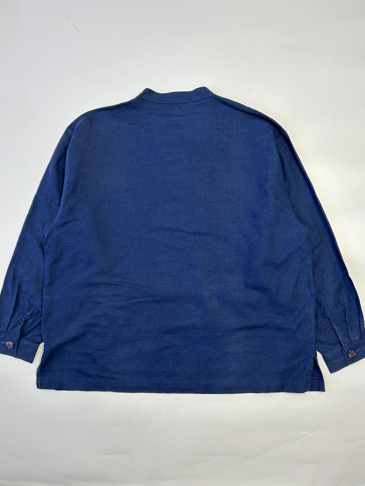 Japanese Brand × Vintage CREEK WING PLUS SIZE LINEN LONG SLEEVE Size US L / EU 52-54 / 3 - 3 Thumbnail