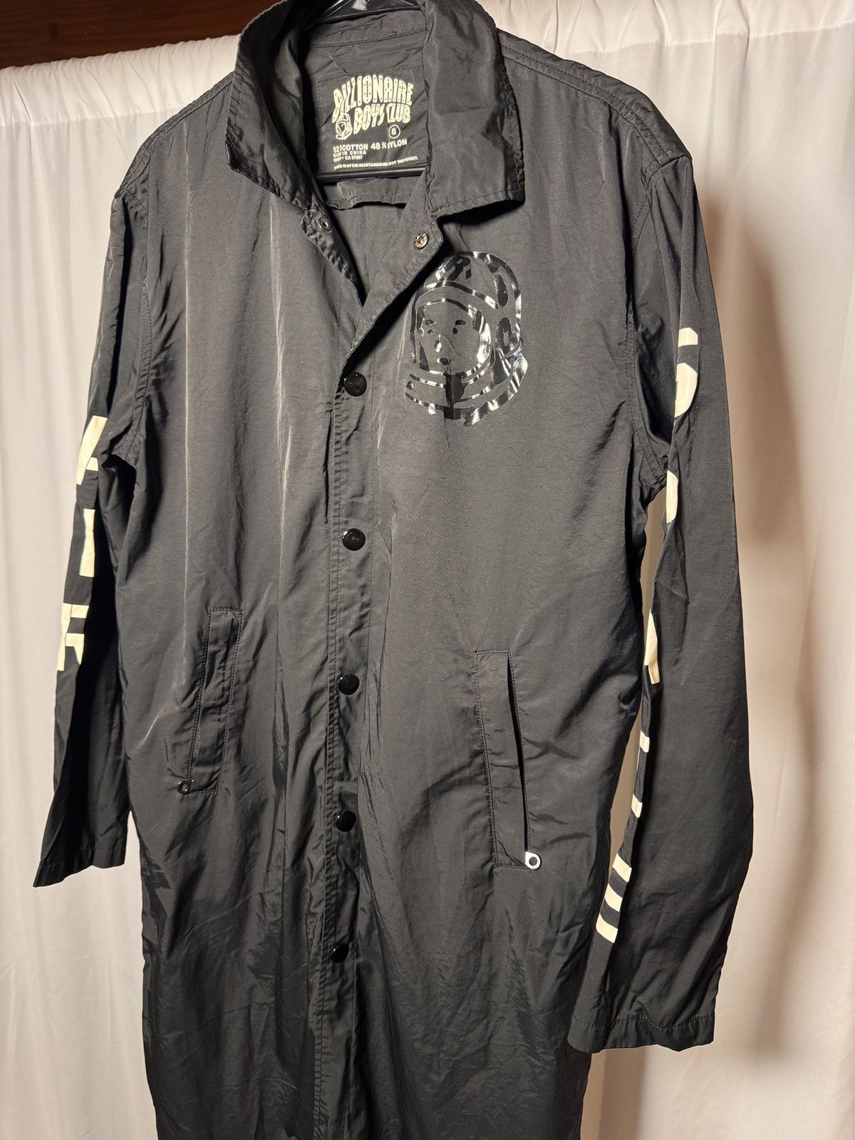 Billionaire Boys Club Billionaire Boys Club Longline Coach Coat Astronaut Logo Sm Size US S / EU 44-46 / 1 - 5 Thumbnail
