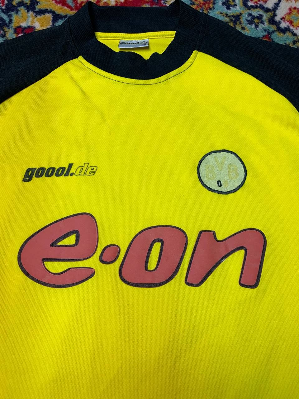 Vintage BORUSSIA DORTMUND vintage gool.de soccer jersey t-shirt Size US XL / EU 56 / 4 - 2 Thumbnail