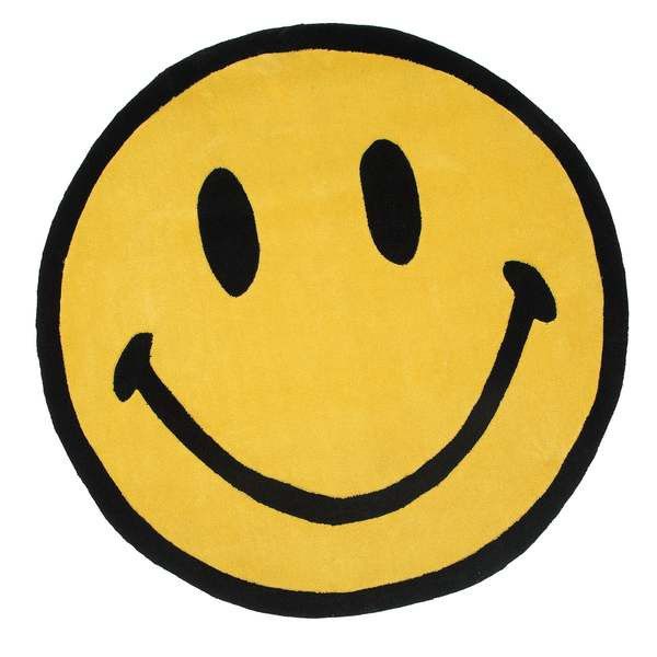 image of Smiley Classic Market Rug in Yellow, Men's