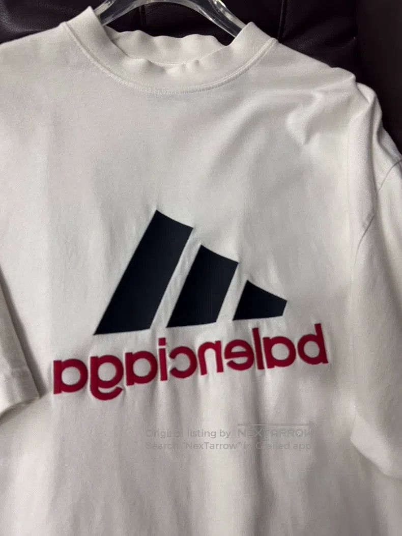 Balenciaga Balenciaga Adidas Co-Branded Short Sleeve T-Shirt, White S Size US S / EU 44-46 / 1 - 2 Thumbnail