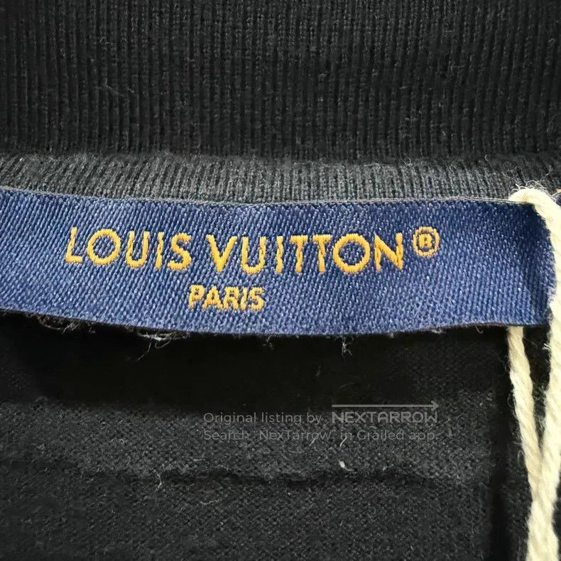 Louis Vuitton Louis Vuitton Black embossed sweatshirt Size US XXL / EU 58 / 5 - 3 Thumbnail