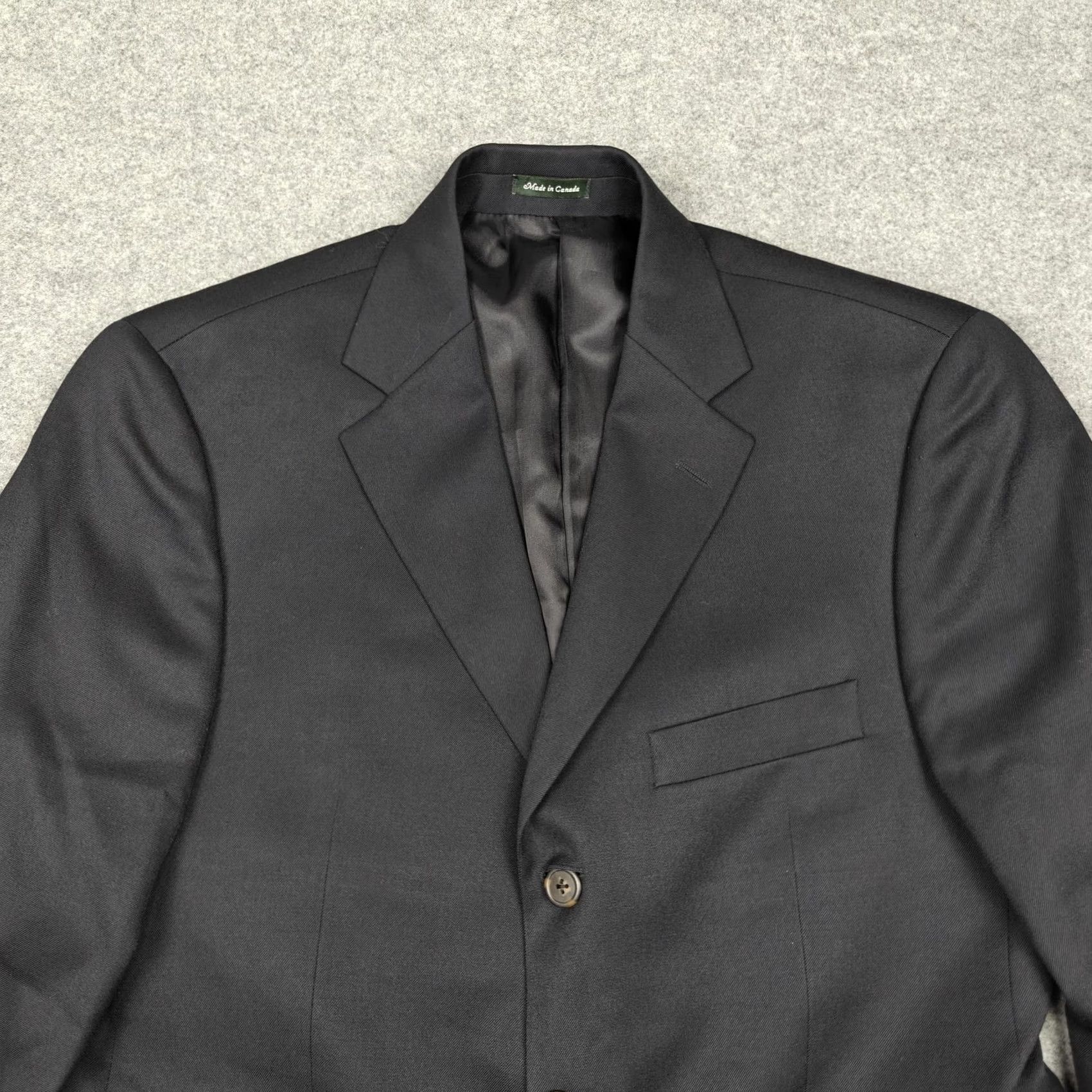 J.Crew J.CREW Gray Wool Suit Jacket 40R Mens Classic Business Size 40R - 2 Thumbnail