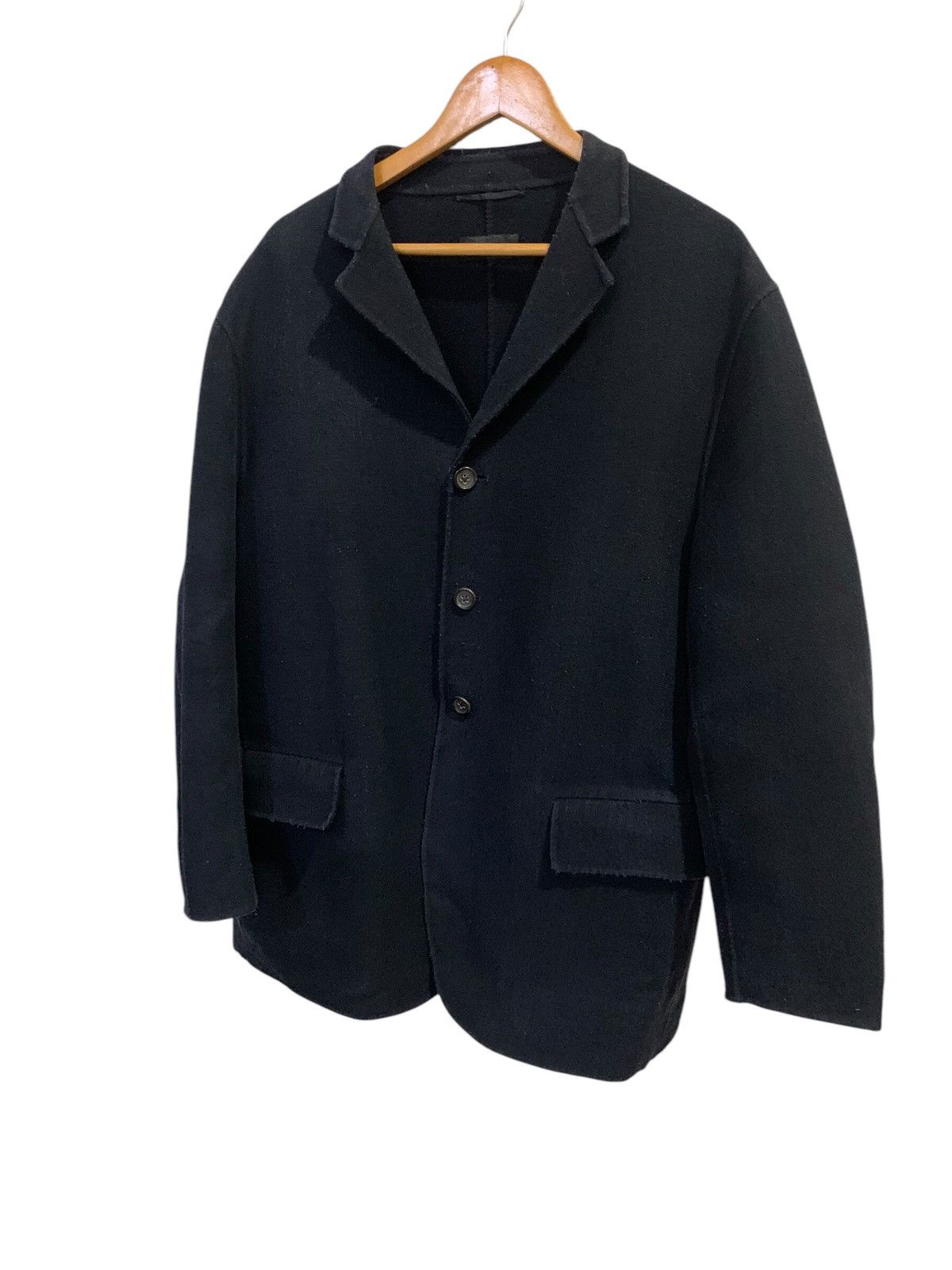 Jil Sander × Raf Simons Jil Sander By Raf Simons Thick Wool Jacket Size US L / EU 52-54 / 3 - 3 Thumbnail