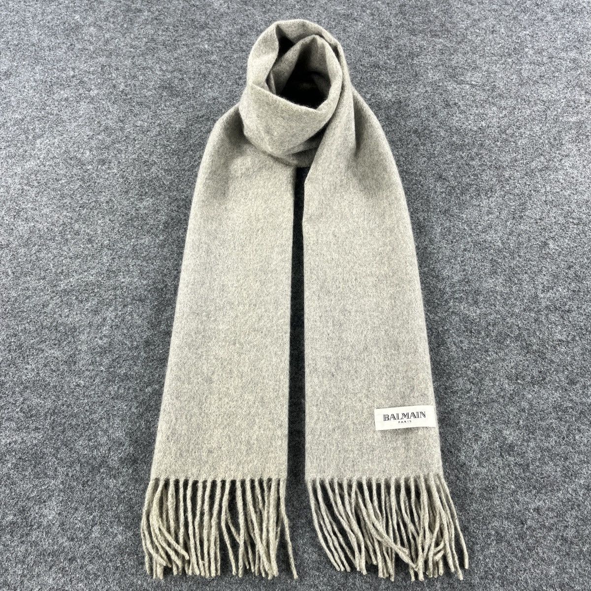 Pierre Balmain × Vintage Vintage Balmain Scarf / Muffler / Neckwear T1420 Size ONE SIZE - 4 Thumbnail
