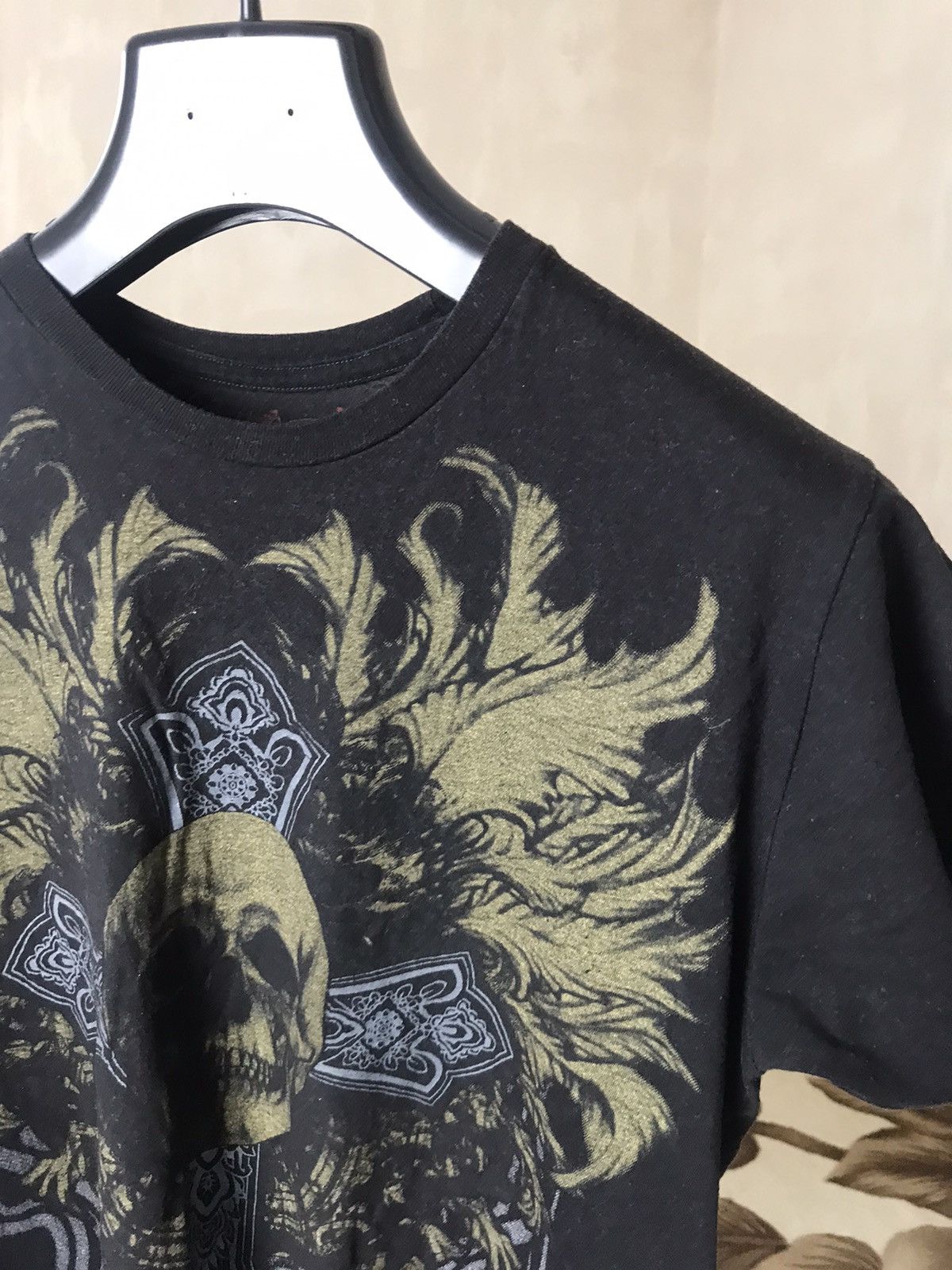 Affliction × Ed Hardy × If Six Was Nine 🔥 Rare Gothic Affliction Punk Skull Angel T Shirt Y2K Vintag Size US M / EU 48-50 / 2 - 9 Thumbnail