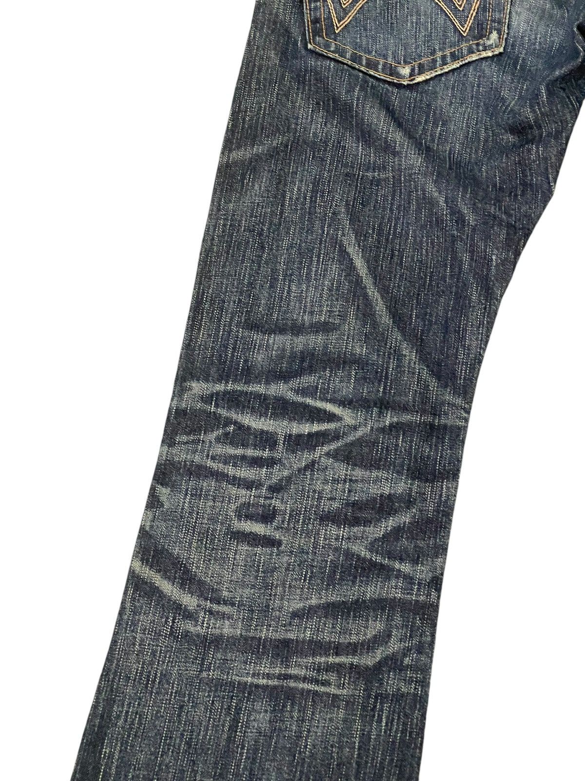 Flare Jeans Edwin Faded Distress Clawmark Boot Cut 3🟦